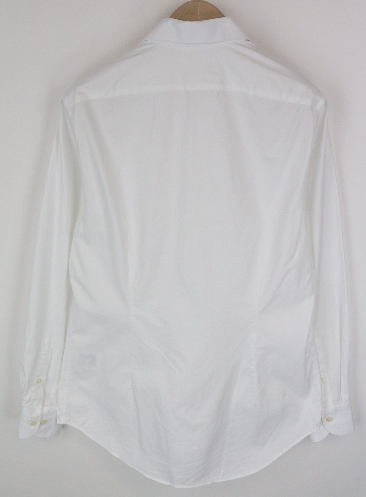 Suitsupply 42/16 1/2 Extra Slim White Cotton Cutaway 72674 Size 42R - 2 Thumbnail