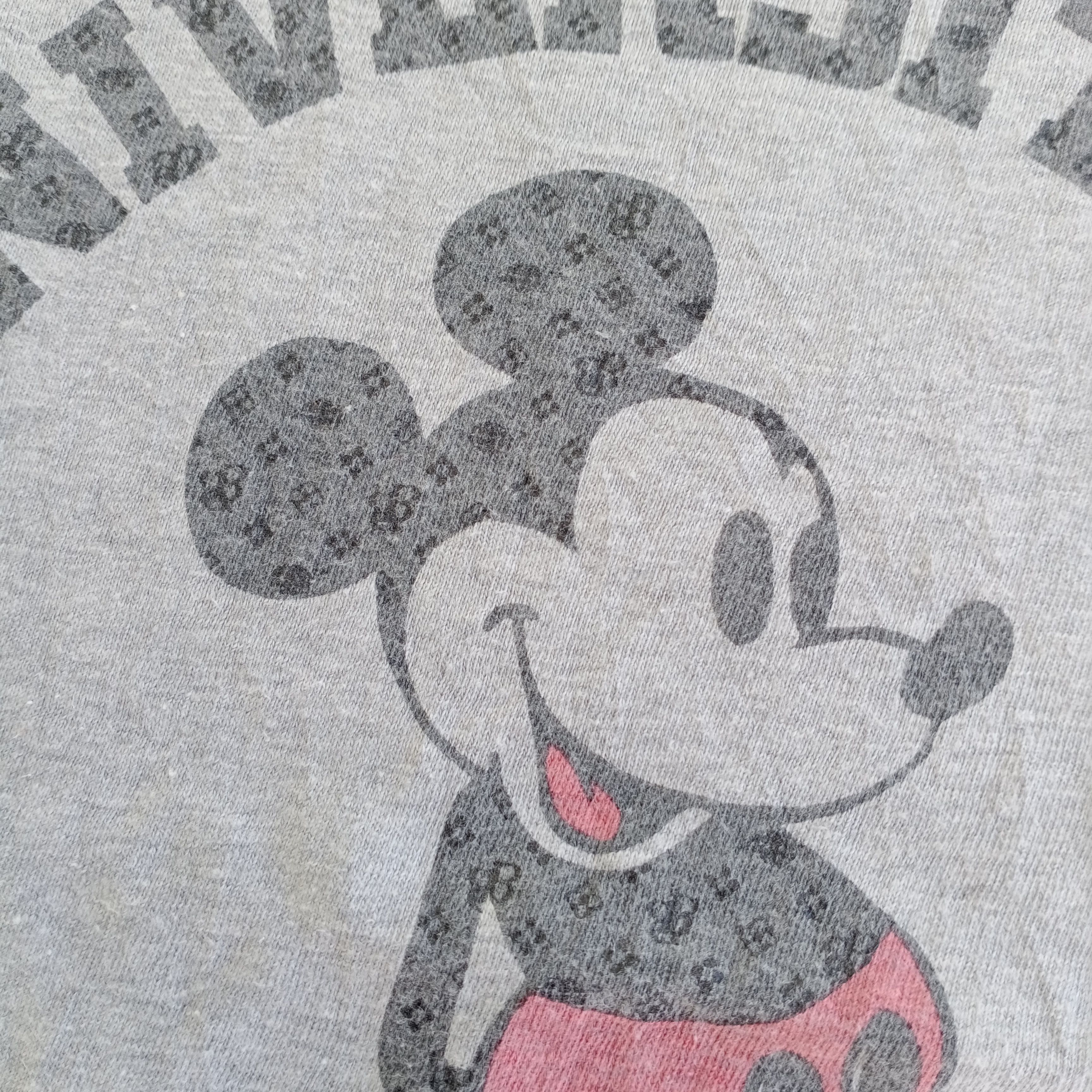 Beams Plus × Mickey Mouse × Vintage Beamsboy Mickey Mouse University Of Ringer Tshirt Thin Japan Size US M / EU 48-50 / 2 - 2 Thumbnail