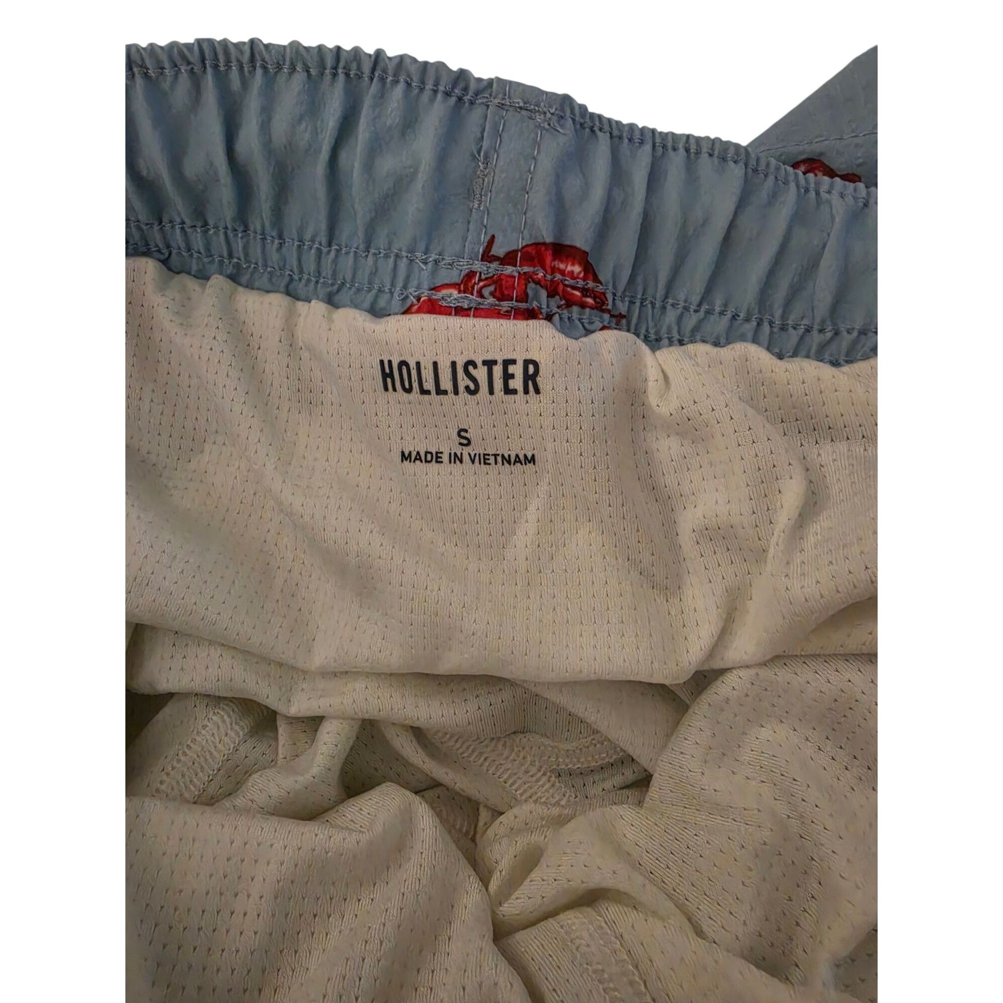 Hollister Hollister Lobster Swim Trunks Mens Small Blue Red Print Line Size US 28 / EU 44 - 4 Thumbnail