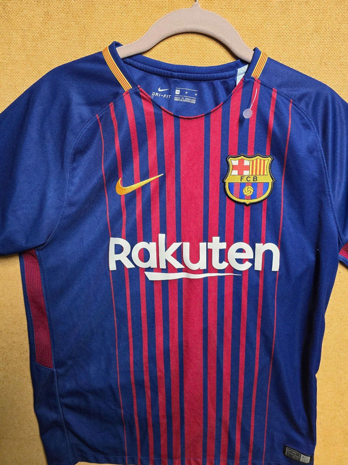 Nike Barcelona Jersey Home Football Soccer Shirt 2017 Sz M Size US M / EU 48-50 / 2 - 3 Thumbnail