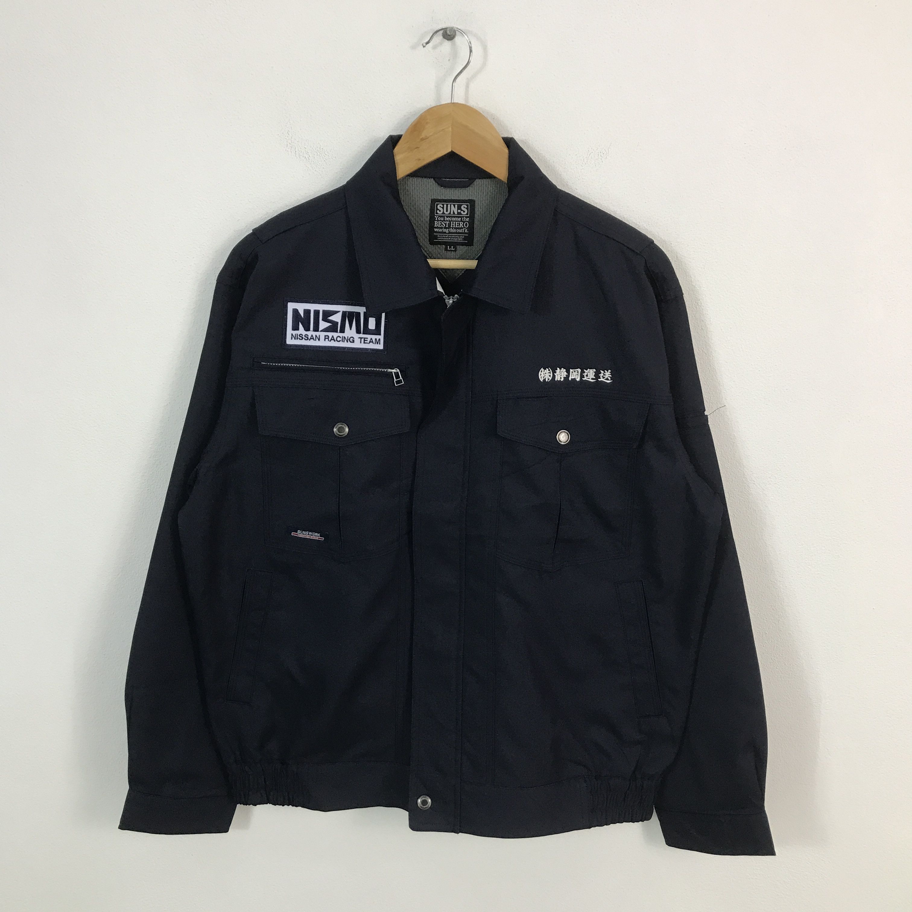 Japanese Brand Vtg nismo nissan racing team custom navy jacket Size US L / EU 52-54 / 3 - 2 Thumbnail