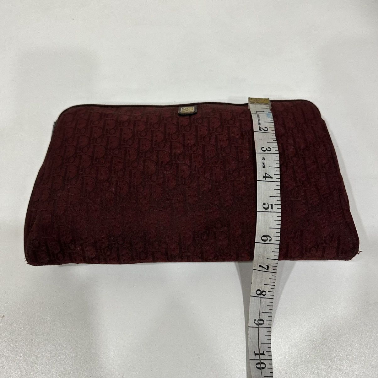 Dior ‼️YES‼️VINTAGE CHRISTIAN DIOR TROTTER MONOGRAM CLUTCH BAG Size ONE SIZE - 8 Thumbnail