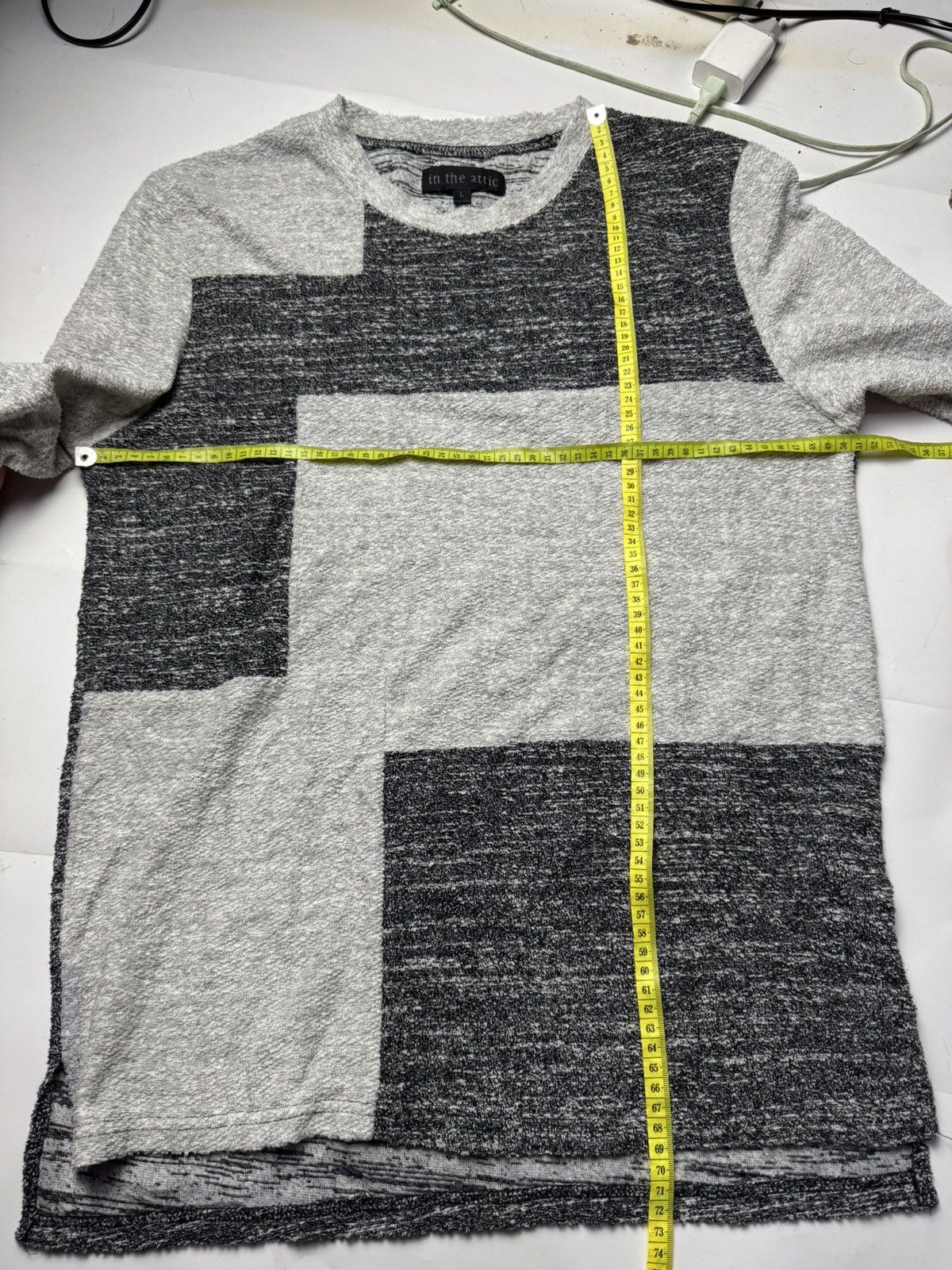 If Six Was Nine × Japanese Brand × Le Grande Bleu (L.G.B.) In The Attic Japanese Blocked Long Sleeve Size US L / EU 52-54 / 3 - 7 Thumbnail