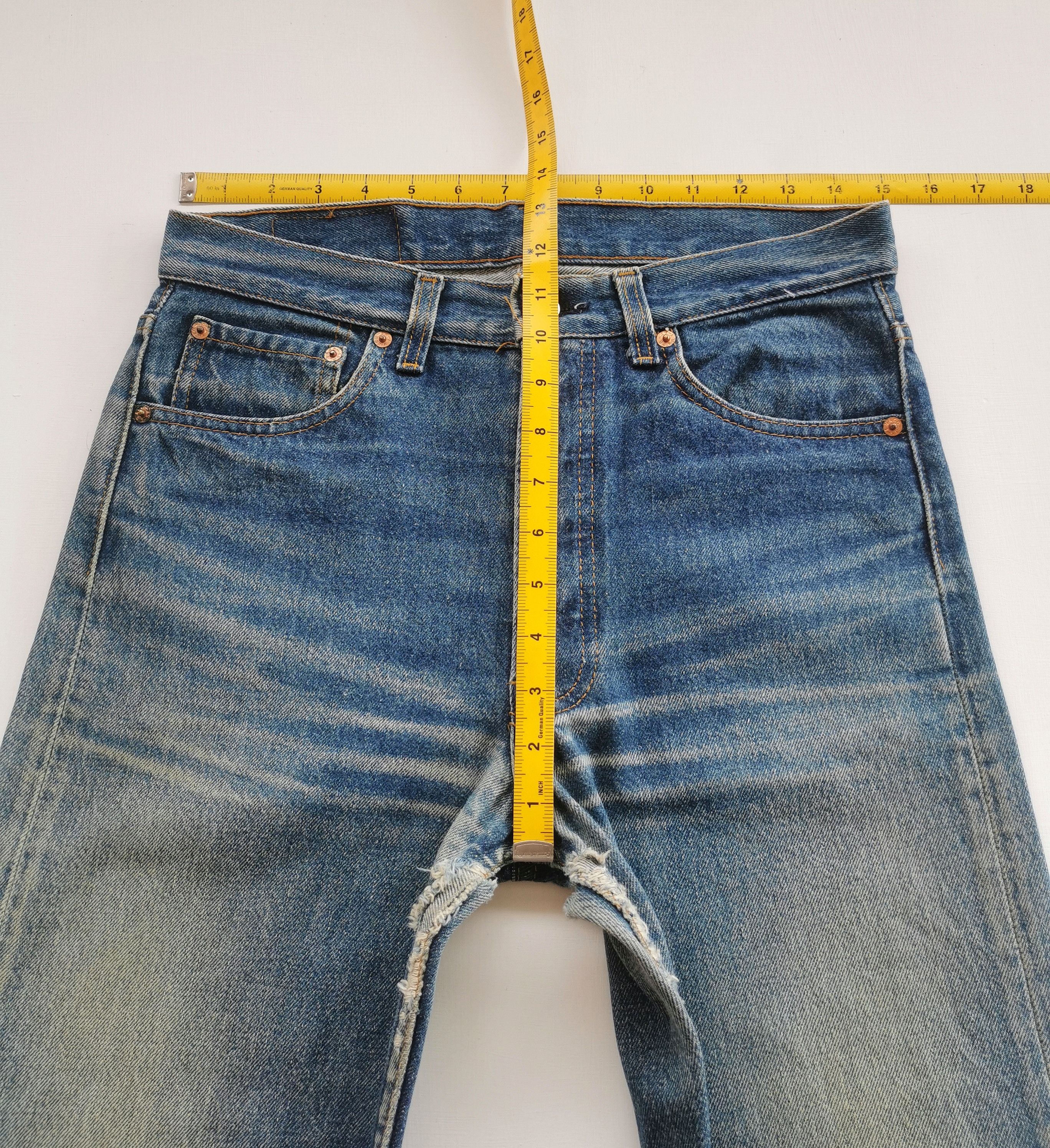 Levi's Vintage Levi’s 501 damage denim Size US 30 / EU 46 - 9 Thumbnail