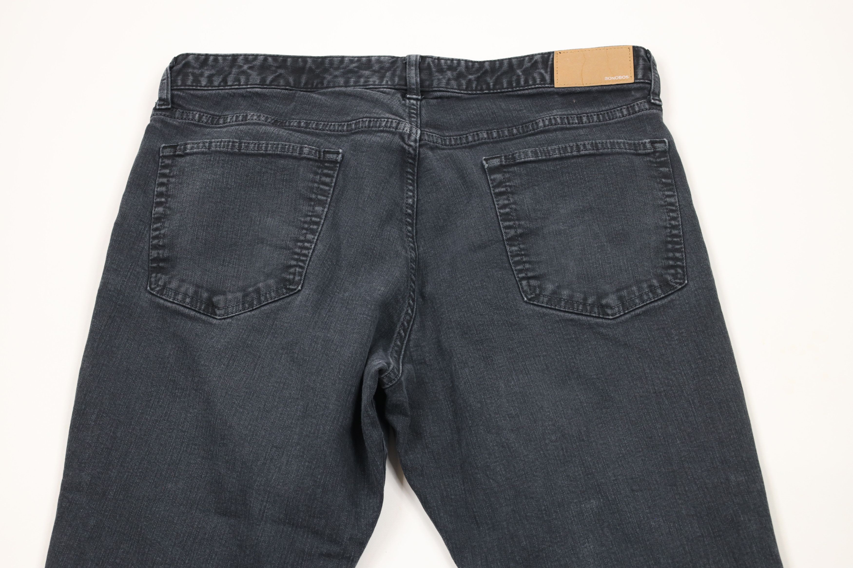 Bonobos × Vintage Bonobos Athletic Fit Stretch Straight Leg Denim Jeans Black Size US 36 / EU 52 - 8 Thumbnail