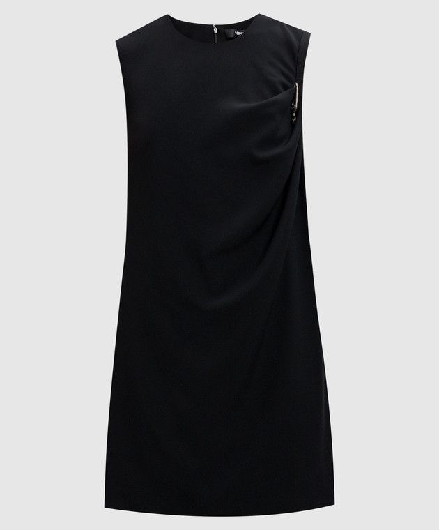 Versace o1y0226 Mini Dress in Black Size M / US 6-8 / IT 42-44 - 1 Thumbnail