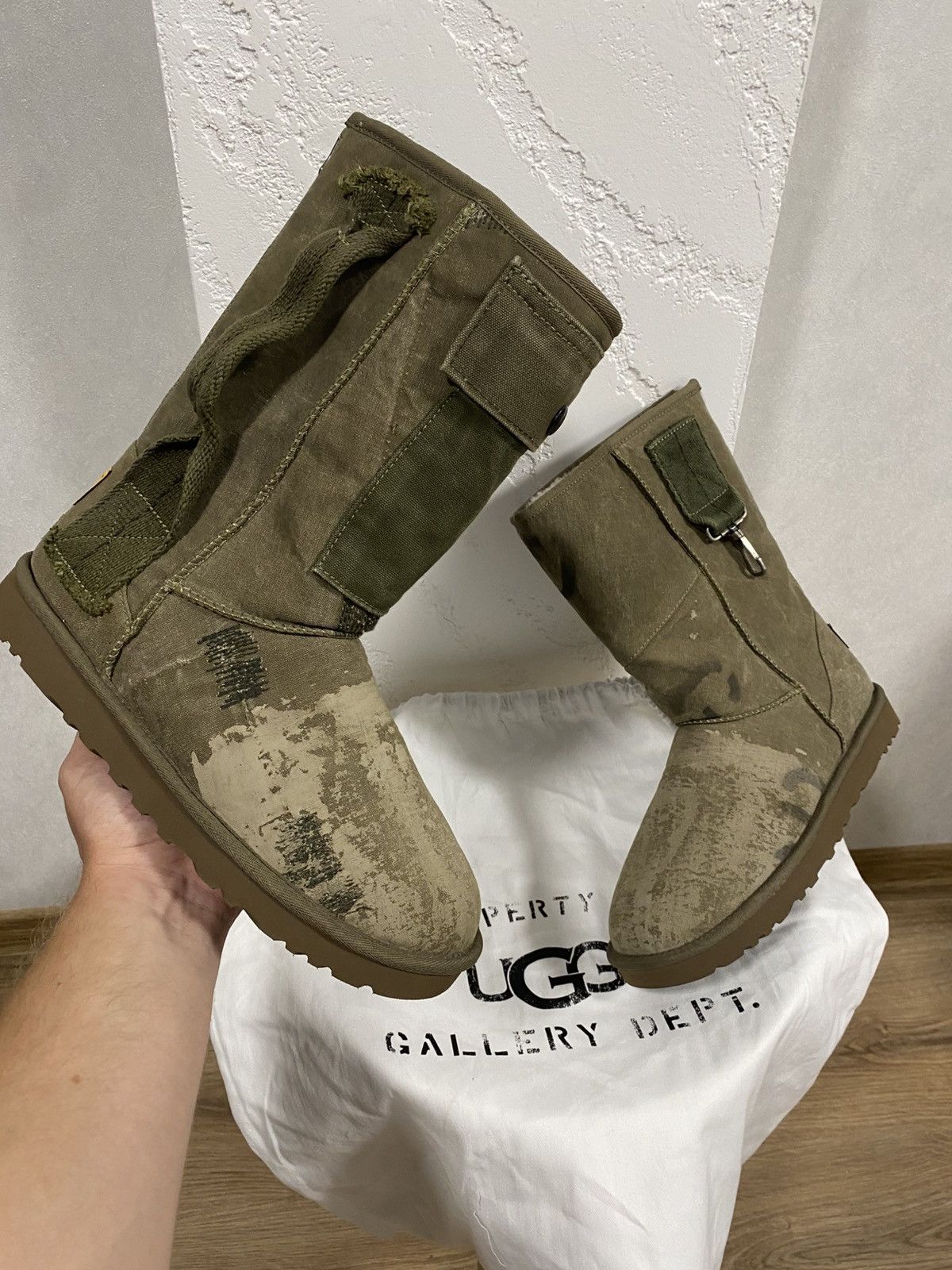 PG♡カーキスニード0 Mastermind World × Ugg Mastermind Japan x Ugg Combat Utility Boots