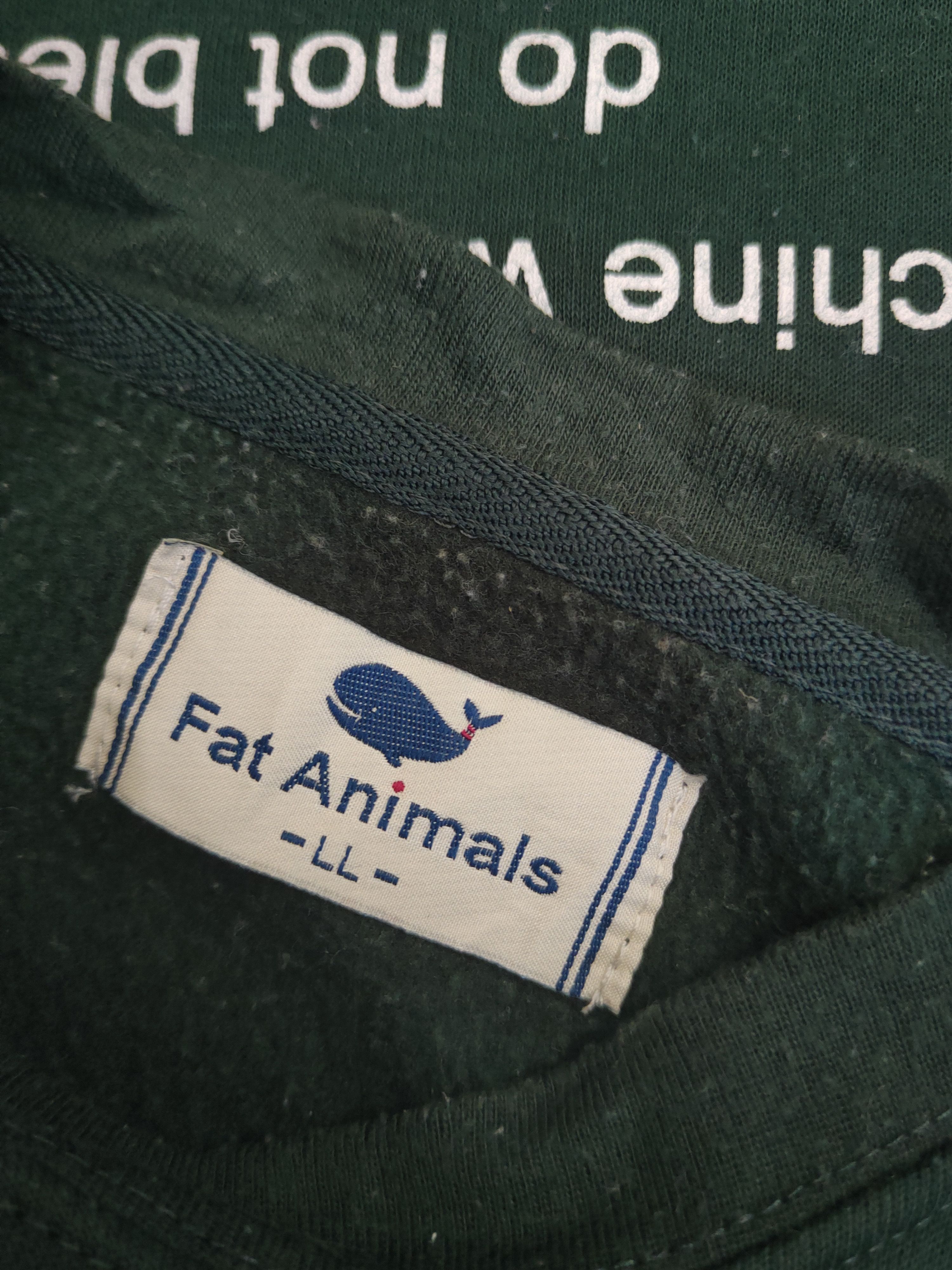Japanese Brand Vintage Fat Animals Green Sweatshirts Size US L / EU 52-54 / 3 - 11 Thumbnail