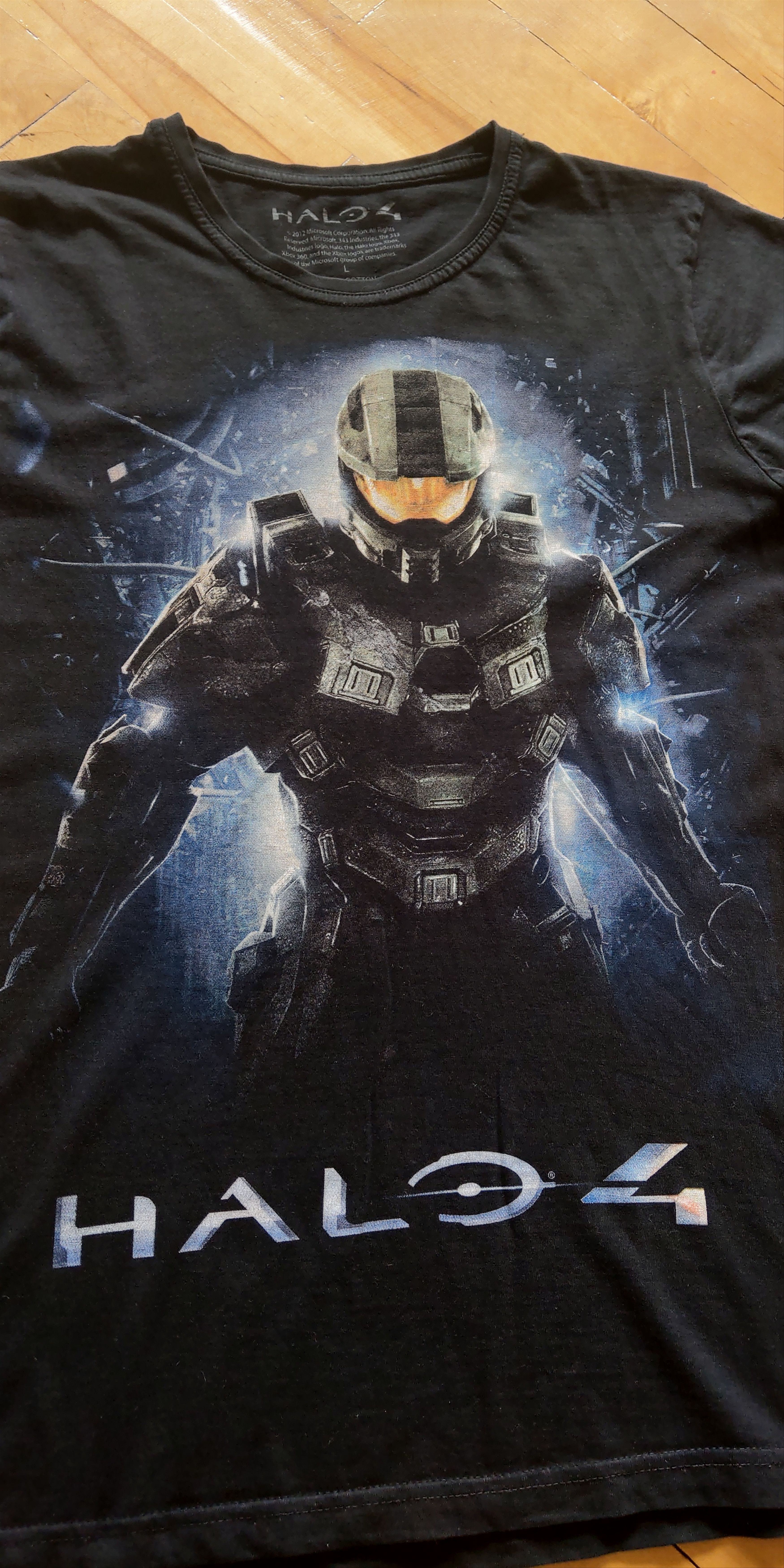 Playstation HALO 4 Unique Shirt Game Rare archive Xbox og Neo goth Cyber Size L / US 10 / IT 46 - 2 Thumbnail