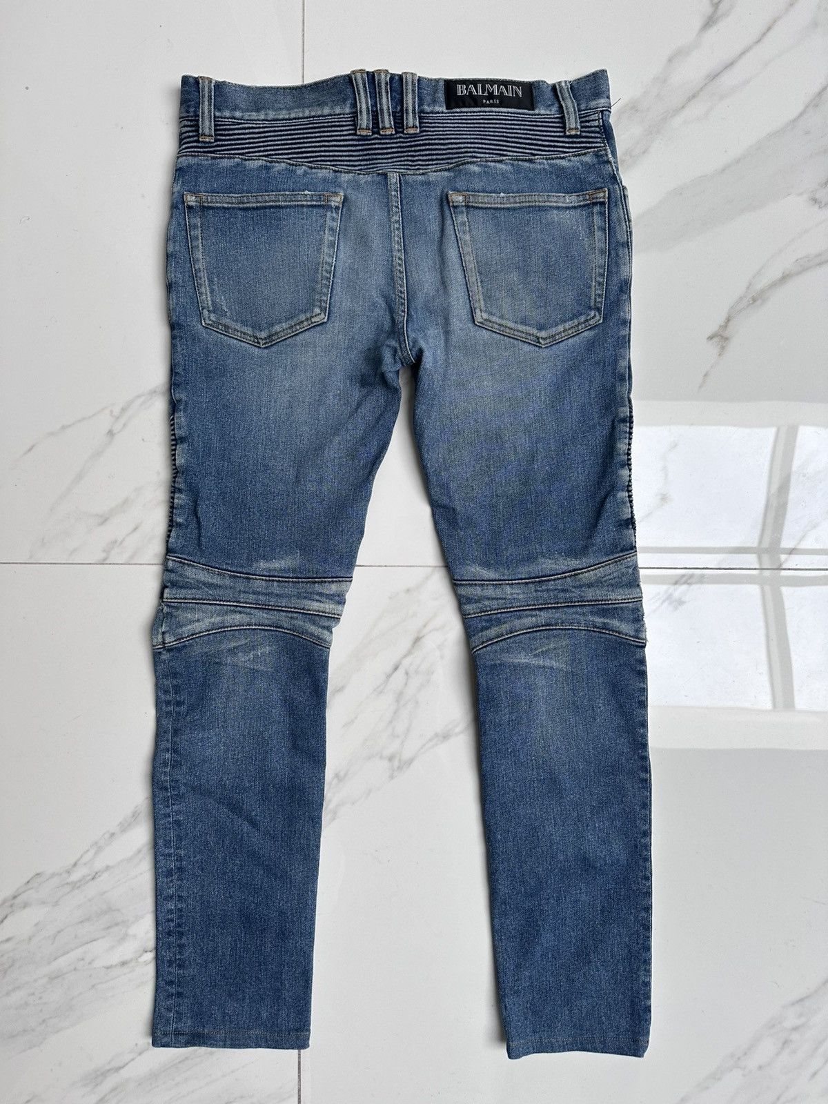 Balmain Biker jeans Size US 29 - 2 Thumbnail