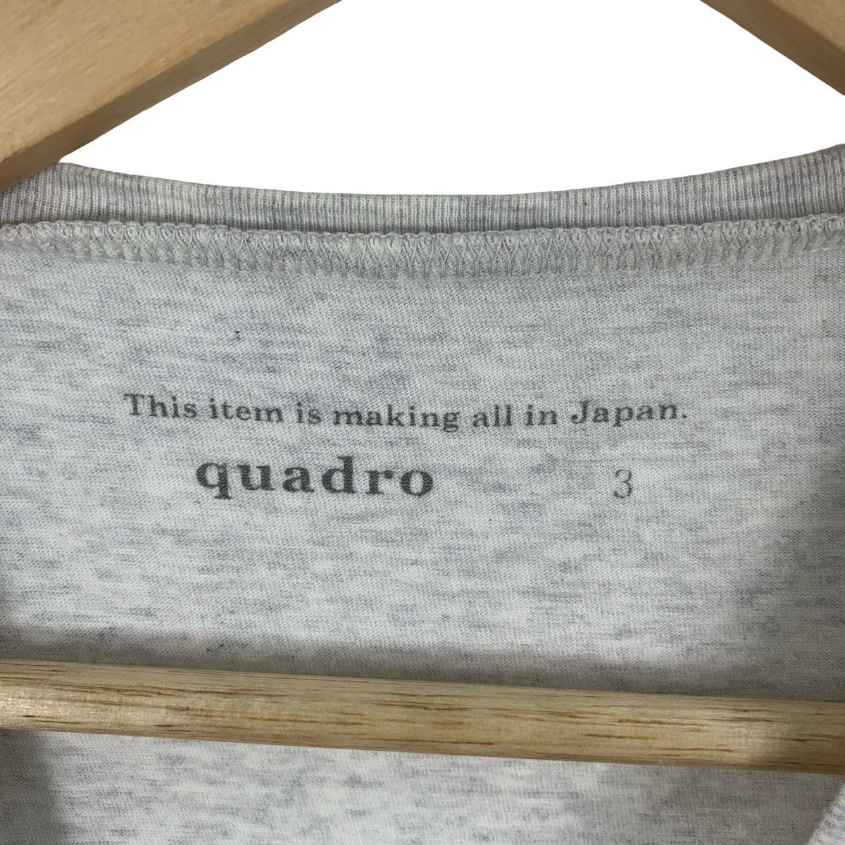 Japanese Brand QUADRO Colour Block Stripe Tee Shirt Top Japanese Fashion Size US S / EU 44-46 / 1 - 7 Thumbnail