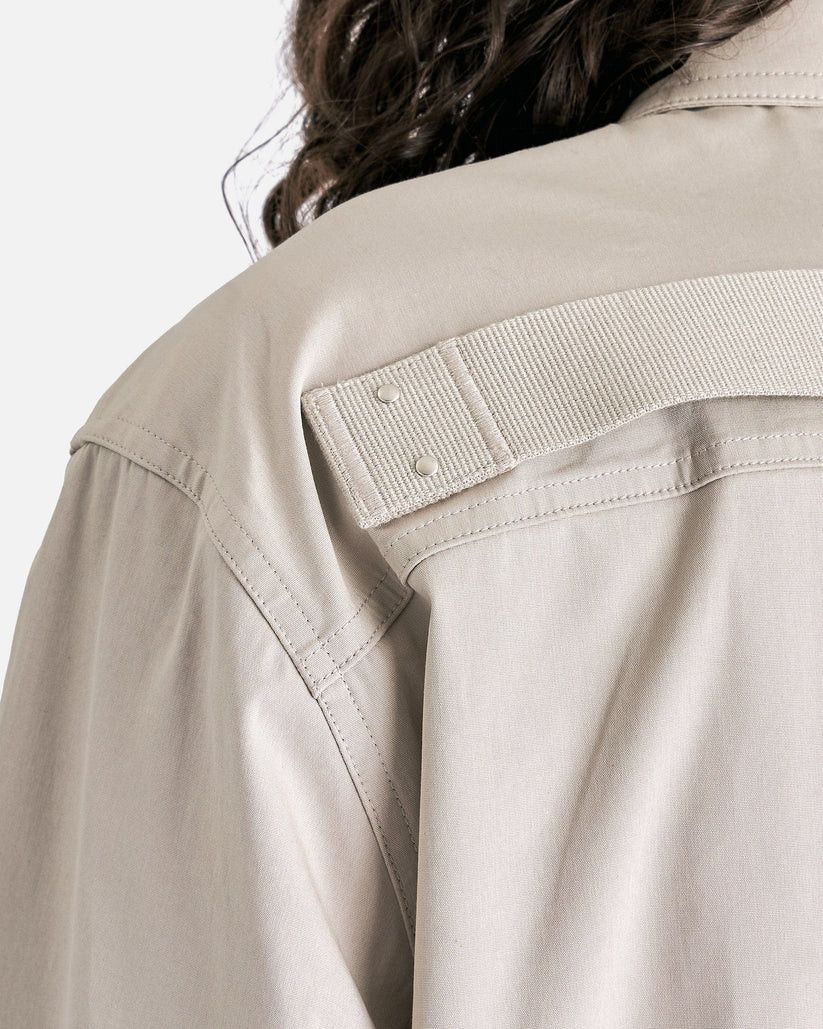 Rick Owens o1s1v1r1oon0925 Jumbo Outershirt in Light Beige/Pearl Size US L / EU 52-54 / 3 - 5 Thumbnail