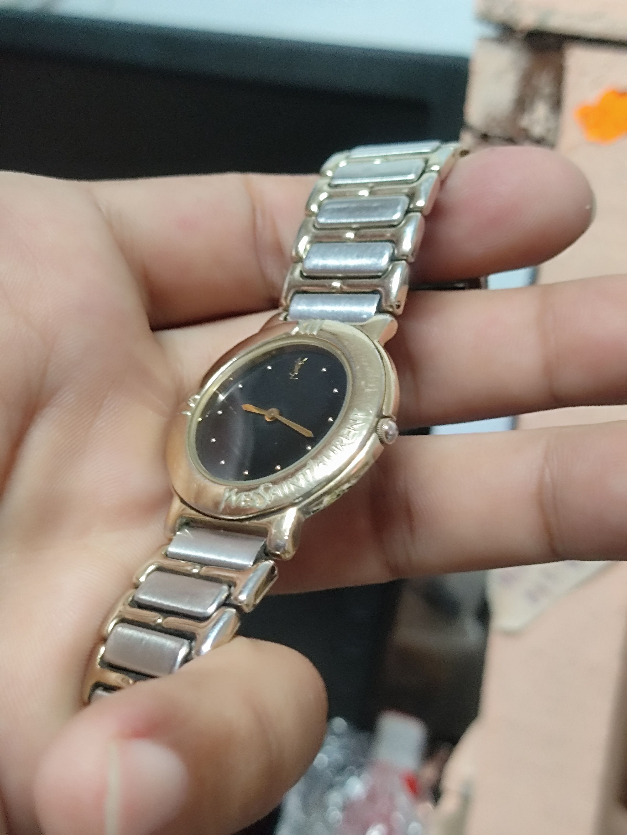 Designer × Vintage × Yves Saint Laurent Vintage Yves Saint Laurent Ladies Watch (Fully steel) Size ONE SIZE - 7 Thumbnail