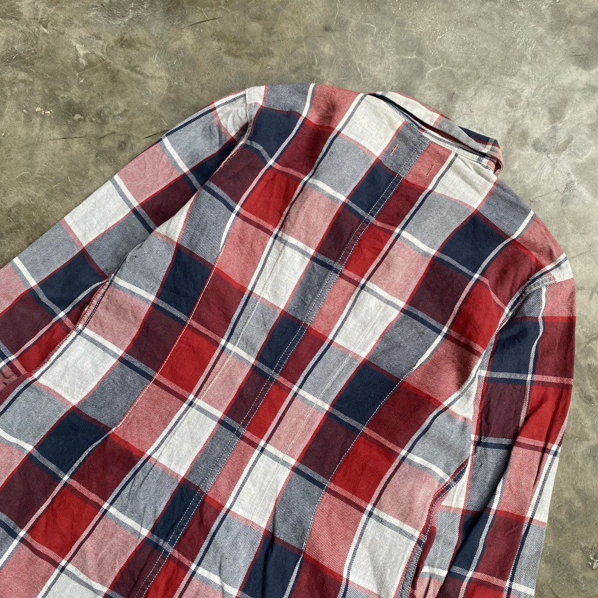 45rpm 90s 45rpm Studio Plaid Flannel Snap Button Ups Shirts Size US M / EU 48-50 / 2 - 8 Thumbnail