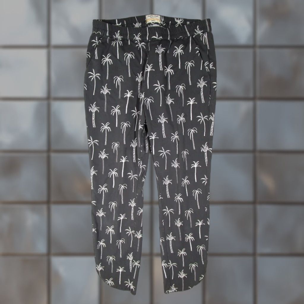 Marine Layer Marine Layer Pants Women Small Gray Floral Allison Jogger Beach Travel 28x26 Size 28" / US 6 / IT 42 - 1 Thumbnail