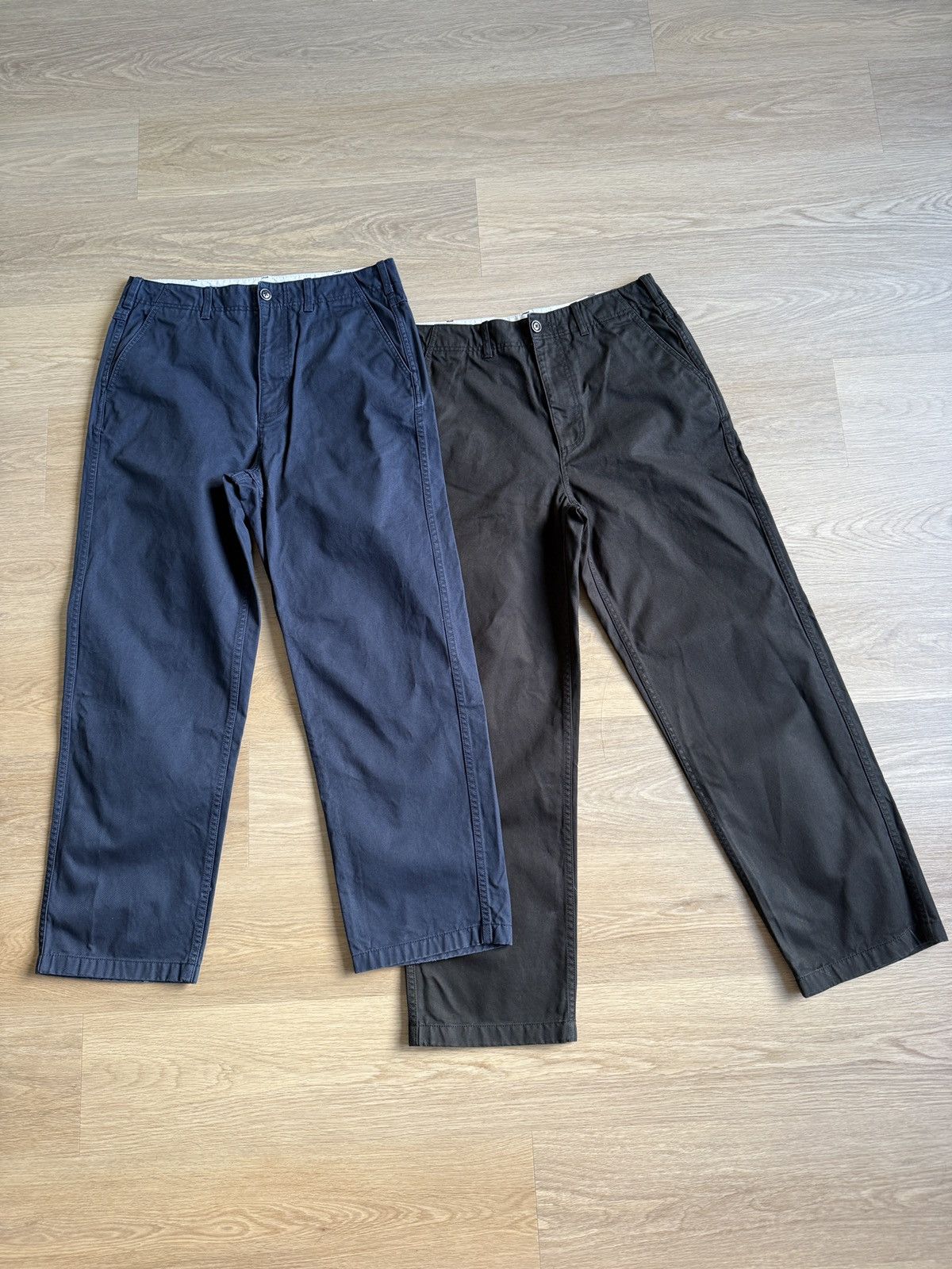 Stussy Stussy Chino Trousers Navy and Black | Grailed