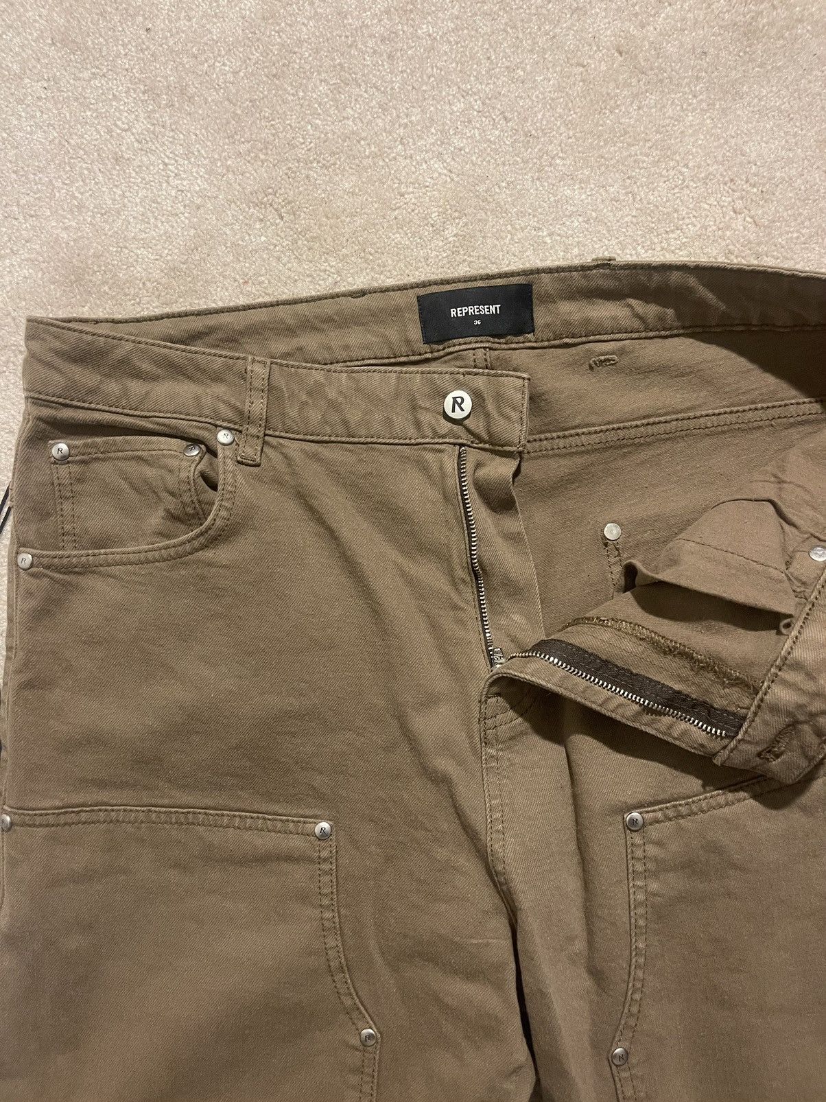 Represent Clo. Represent Clo. R3C Carpenter Denim Pants Size US 36 / EU 52 - 3 Thumbnail