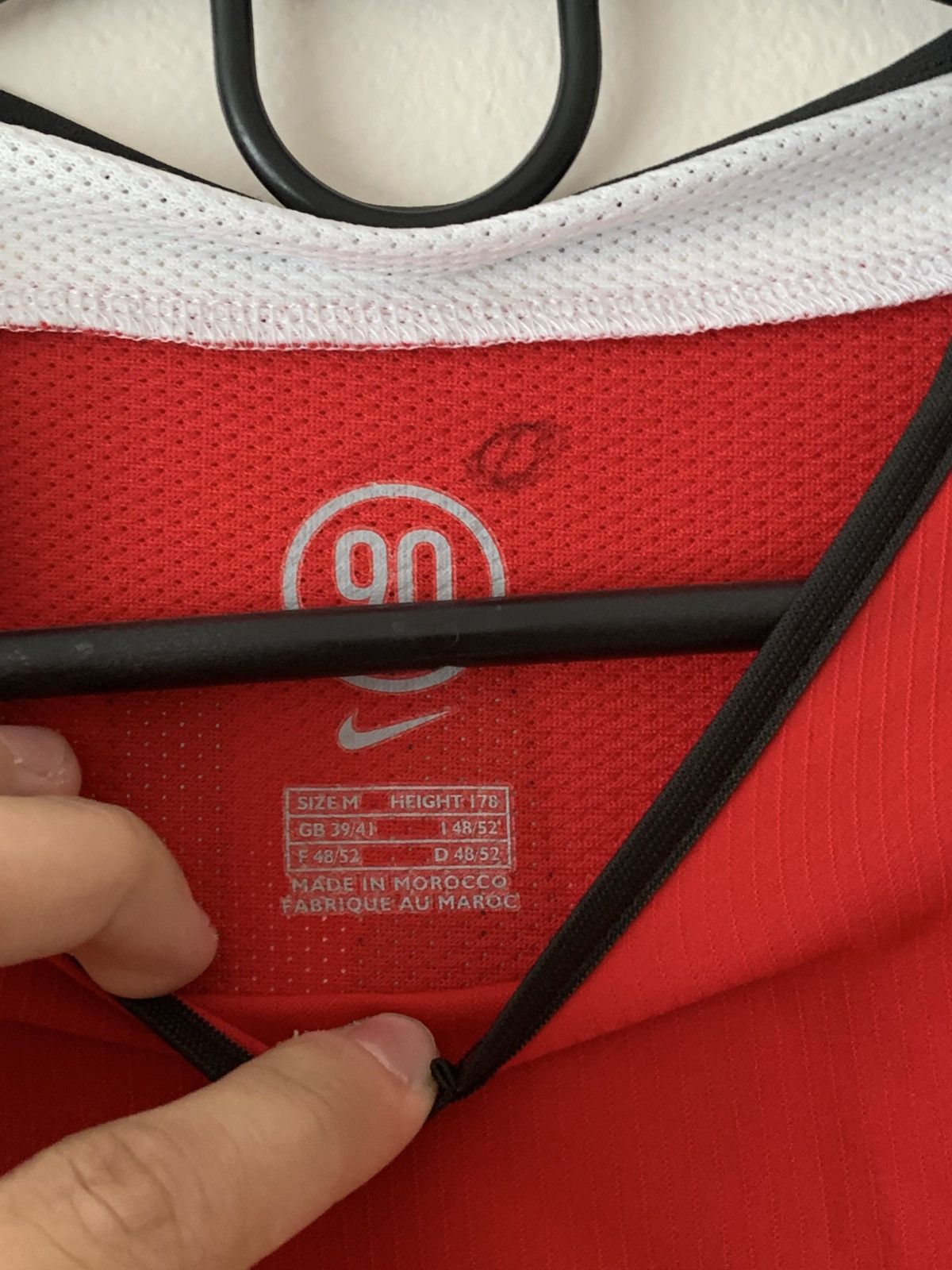 Nike 🔥NIKE MANCTESTER UNITED 2004/2006 LONG SLEEVE SOCCER JERSEY Size US M / EU 48-50 / 2 - 10 Thumbnail