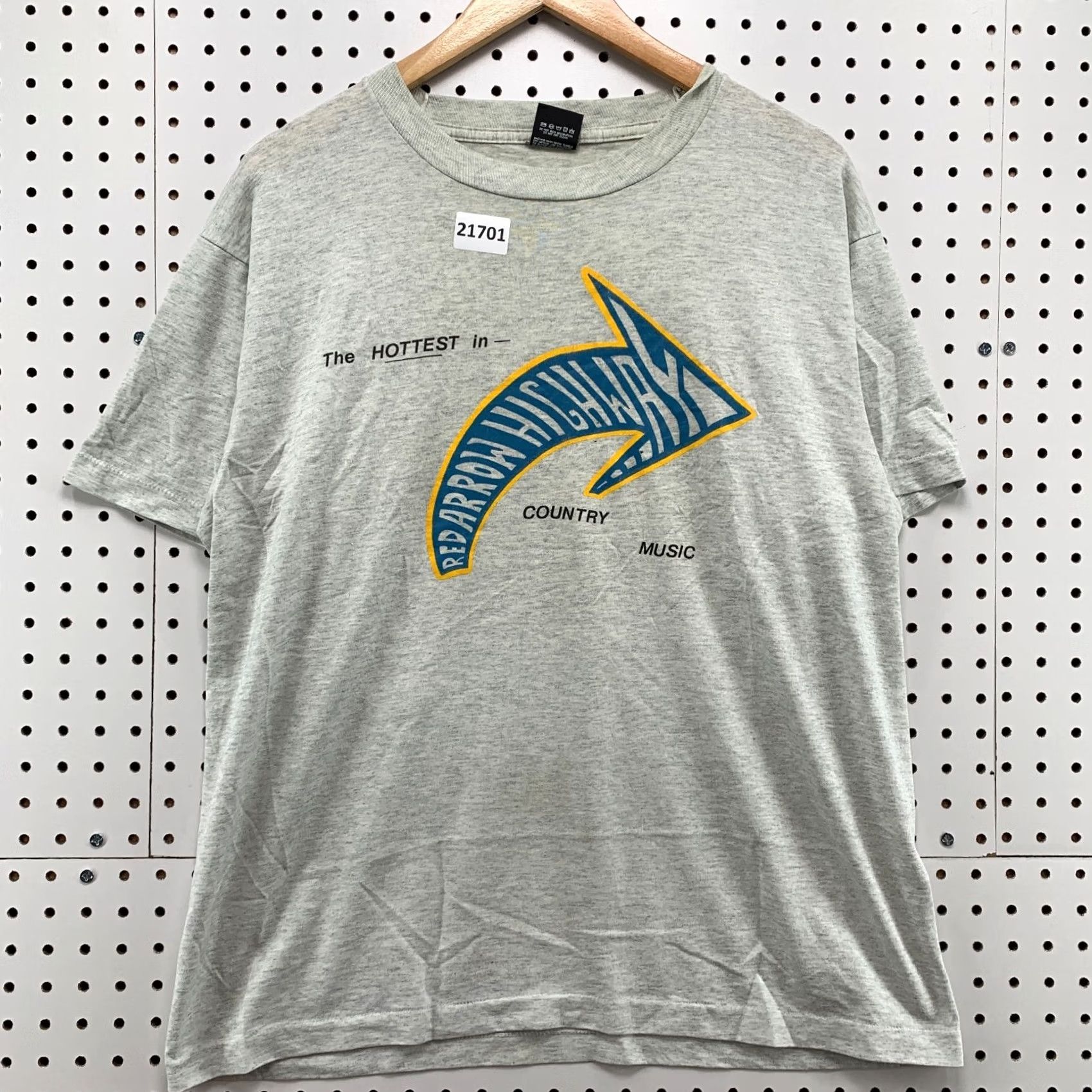Vintage VINTAGE Red Arrow Highway Country Music Shirt Gray Single Stitch Adult XL 22x27.5 Mens Size US XL / EU 56 / 4 - 2 Thumbnail