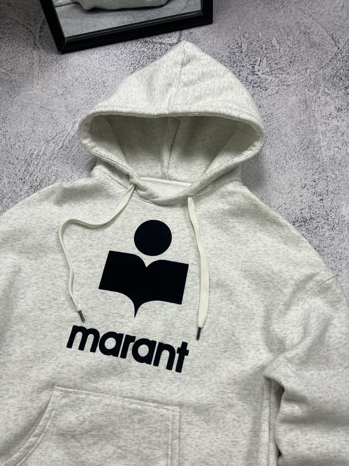 Isabel Marant × Japanese Brand Isabel Marant Velvet Logo Hoodie Boxy Rare Y2k Size US S / EU 44-46 / 1 - 6 Thumbnail