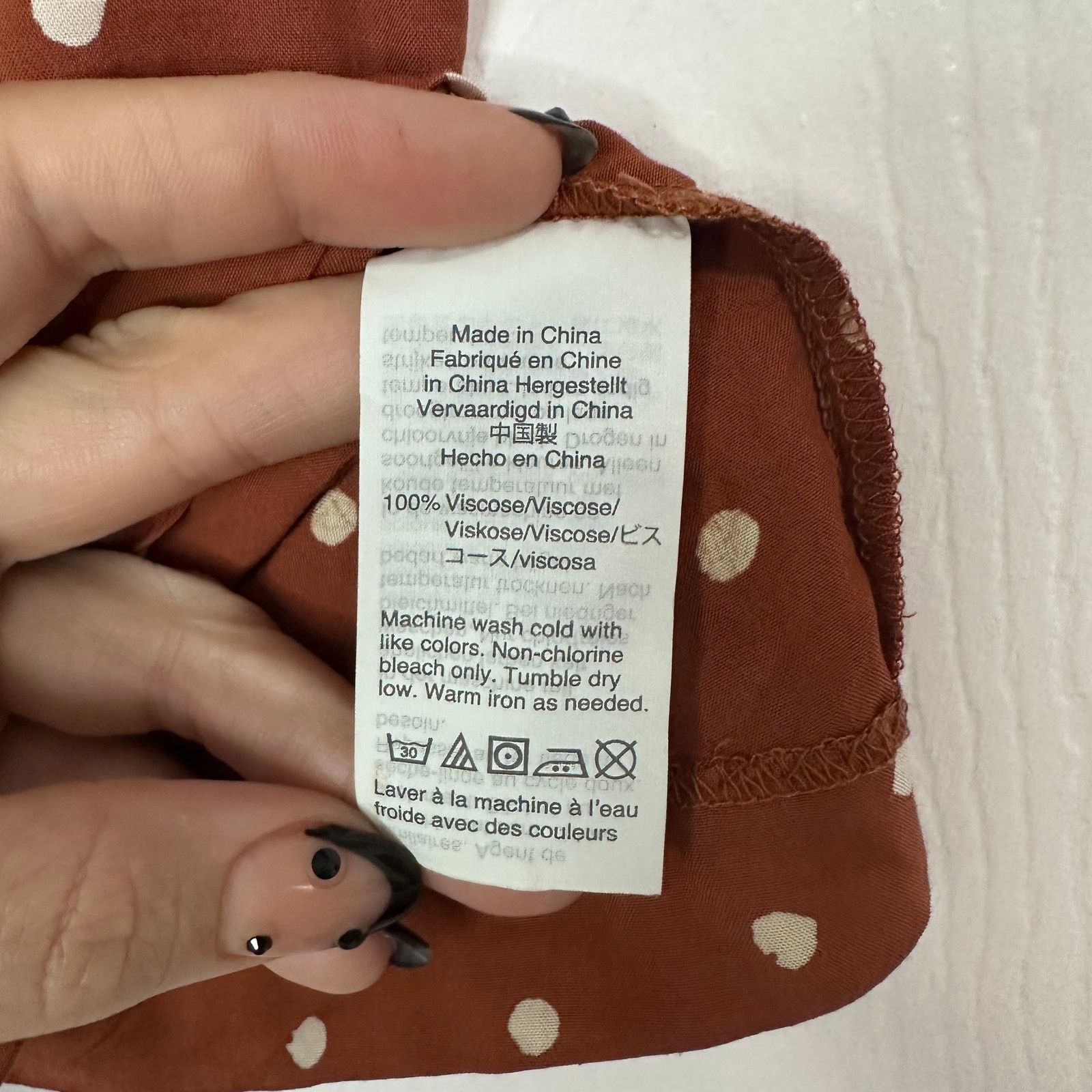 Madewell Madewell Burnt Clay Polka Dot Cami Tank Size 4 Size S / US 4 / IT 40 - 5 Thumbnail
