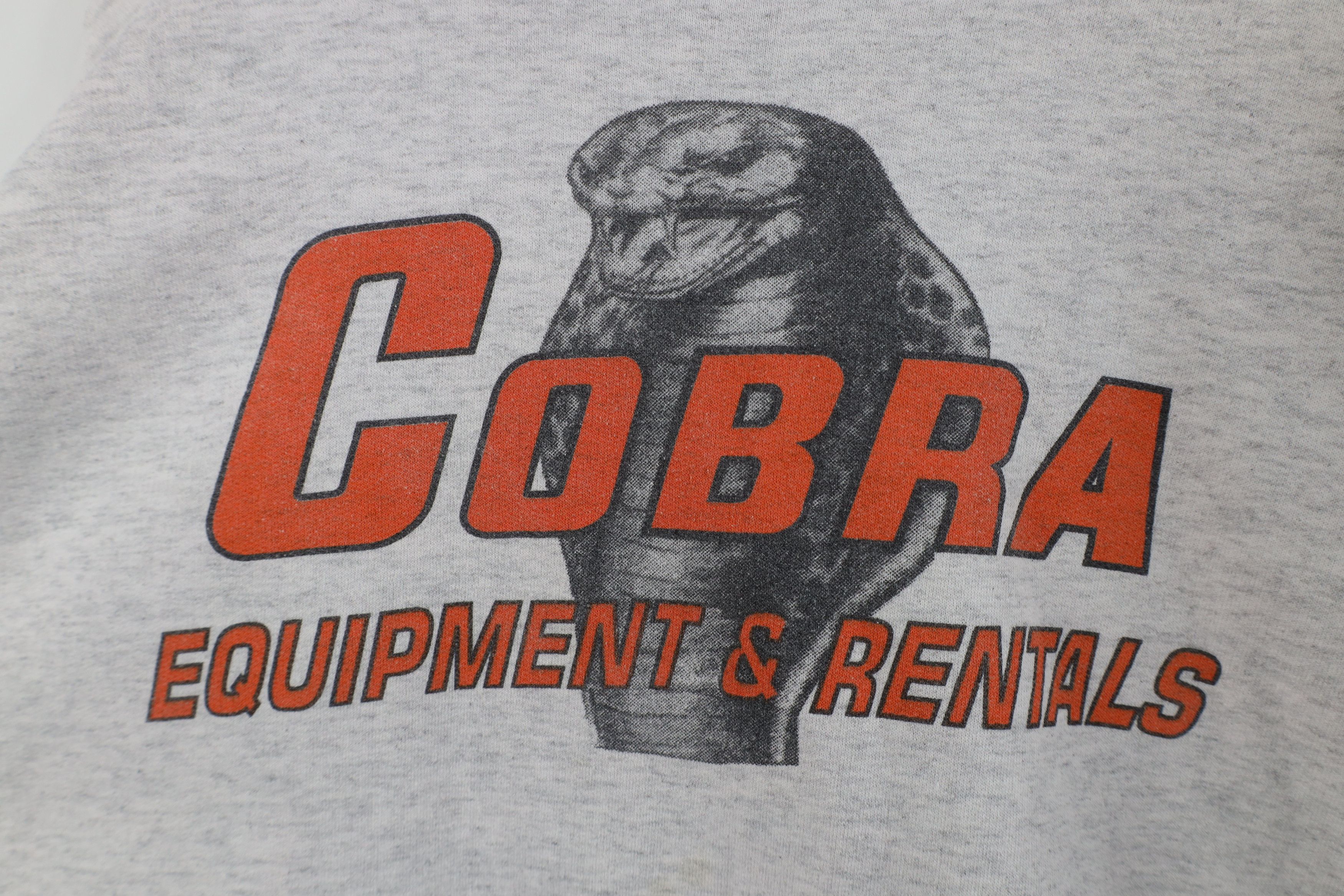 Vintage Vintage 90s Streetwear Cobra Equipment Snake Sweatshirt Gray Size US XXL / EU 58 / 5 - 11 Thumbnail