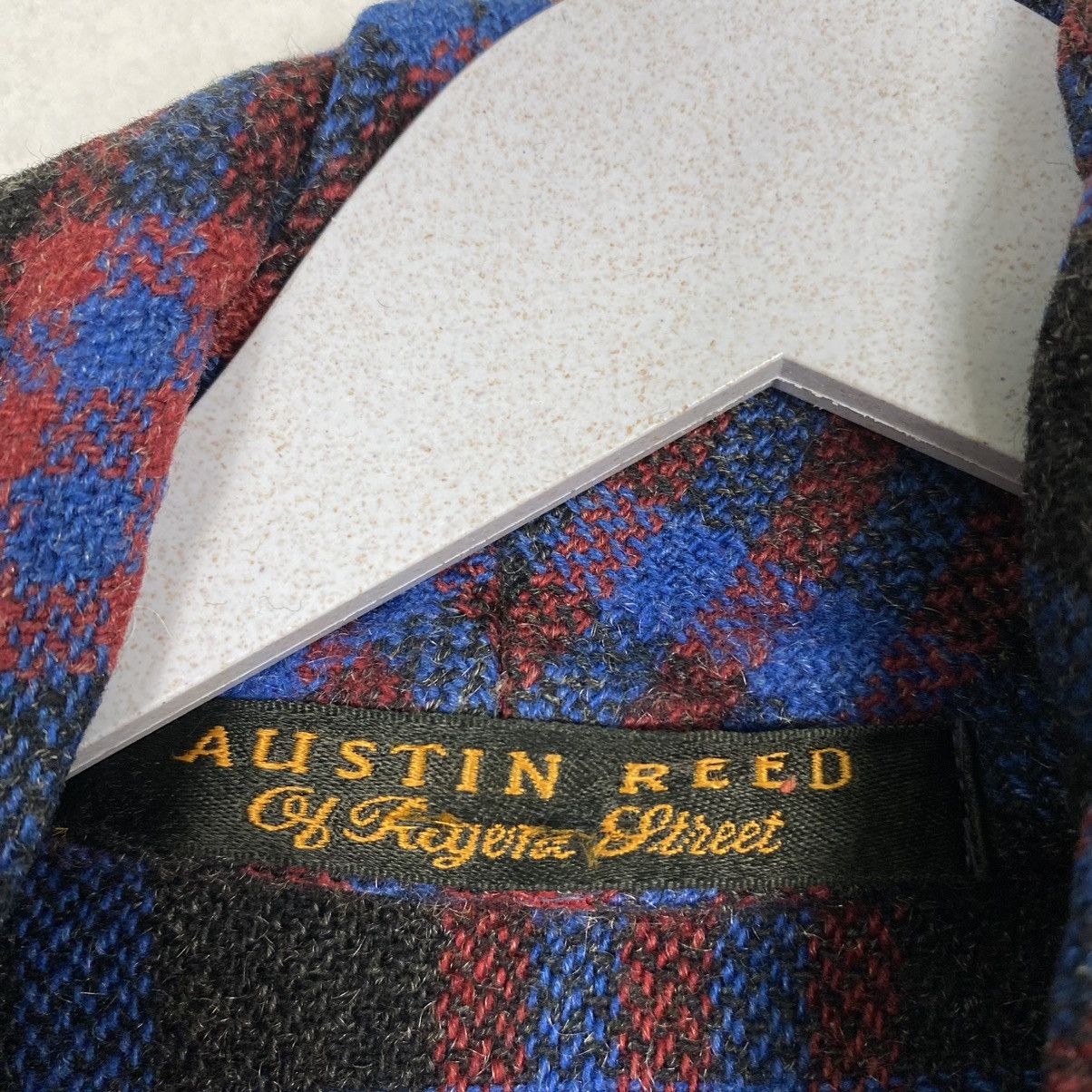 Austin Reed Austin Reed Tartan Design Wool Coat Jacket Size US L / EU 52-54 / 3 - 10 Thumbnail