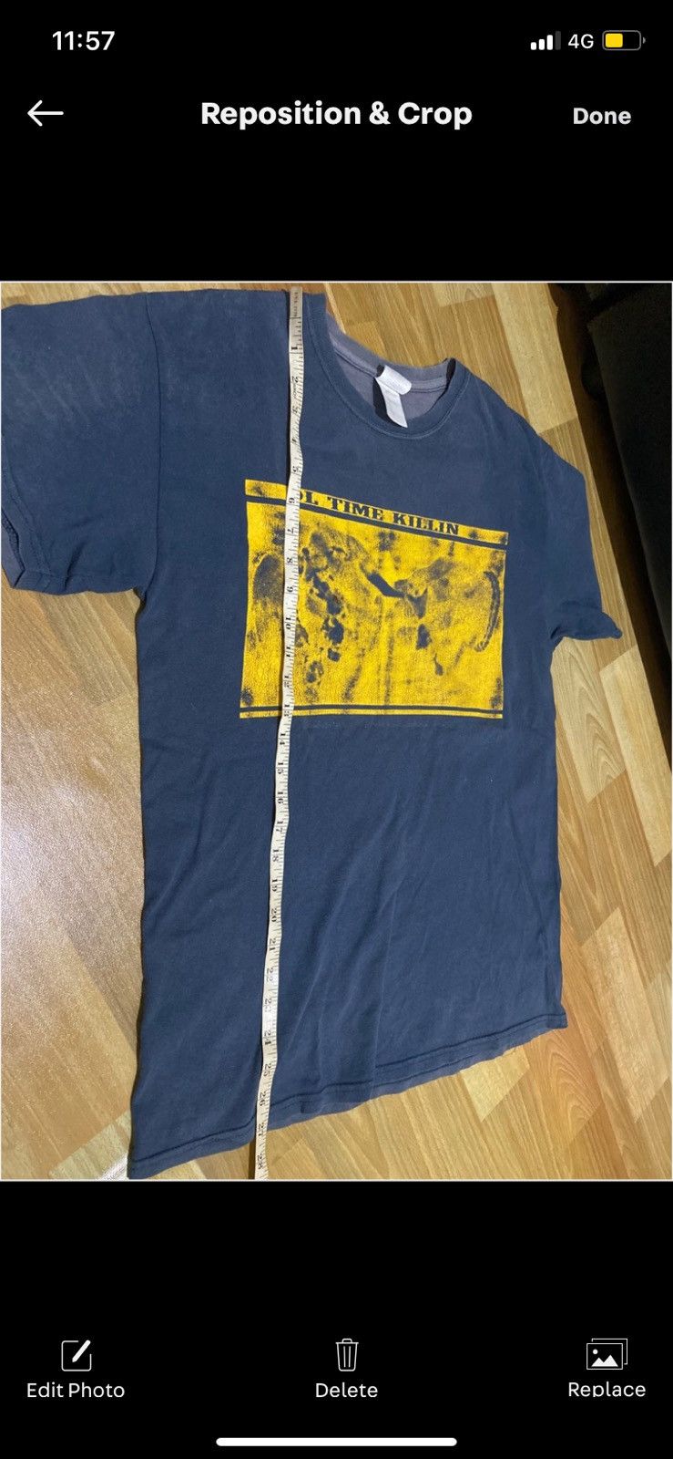 Rap Tees Y2k Raptees Ol Time Killin / HIPHOP/grunce/metal/hardcore Size US M / EU 48-50 / 2 - 4 Thumbnail