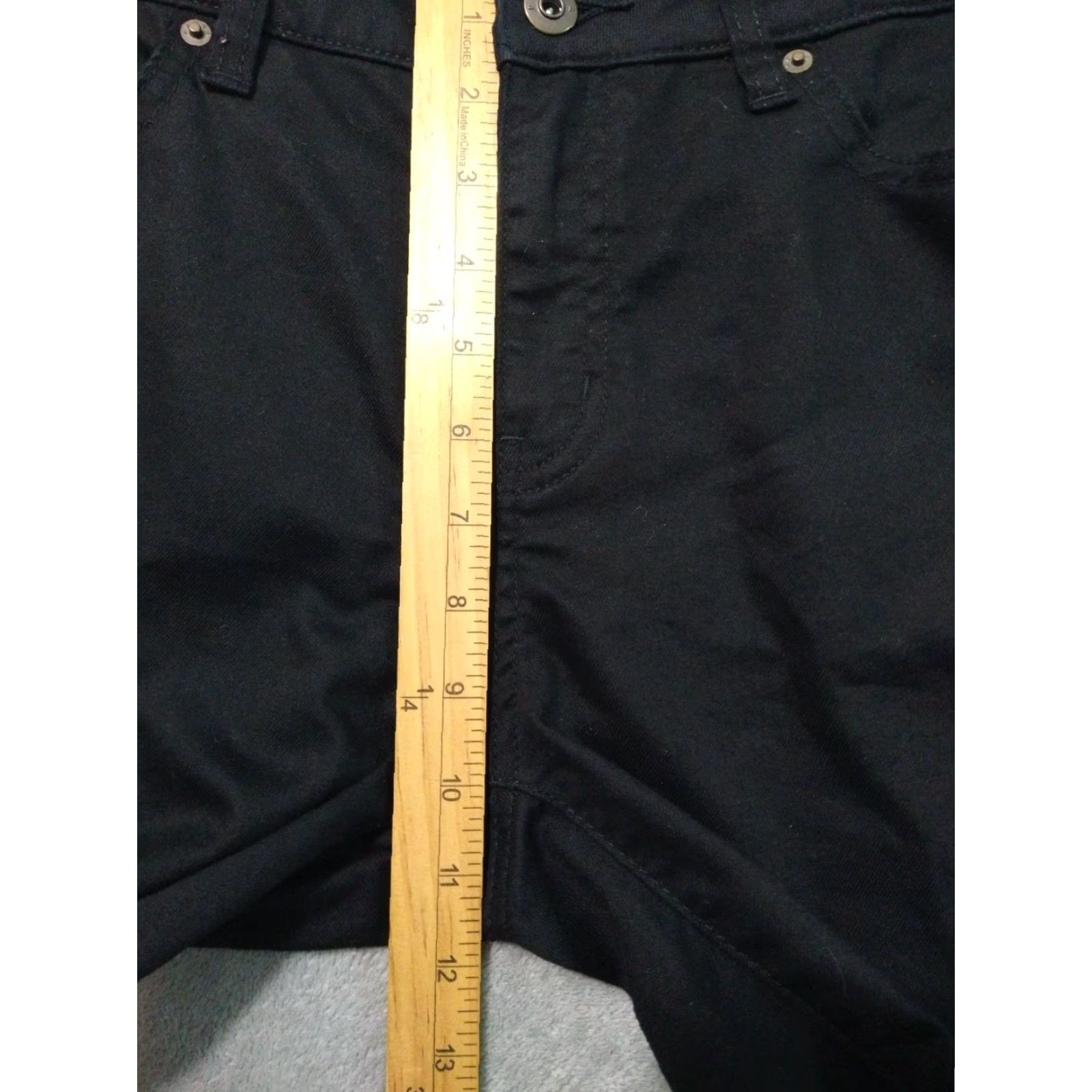 Prana prAna Jeans Womens 6 Black Denim Skinny Mid Rise Stretch Dark Wash Size 28" / US 6 / IT 42 - 4 Thumbnail