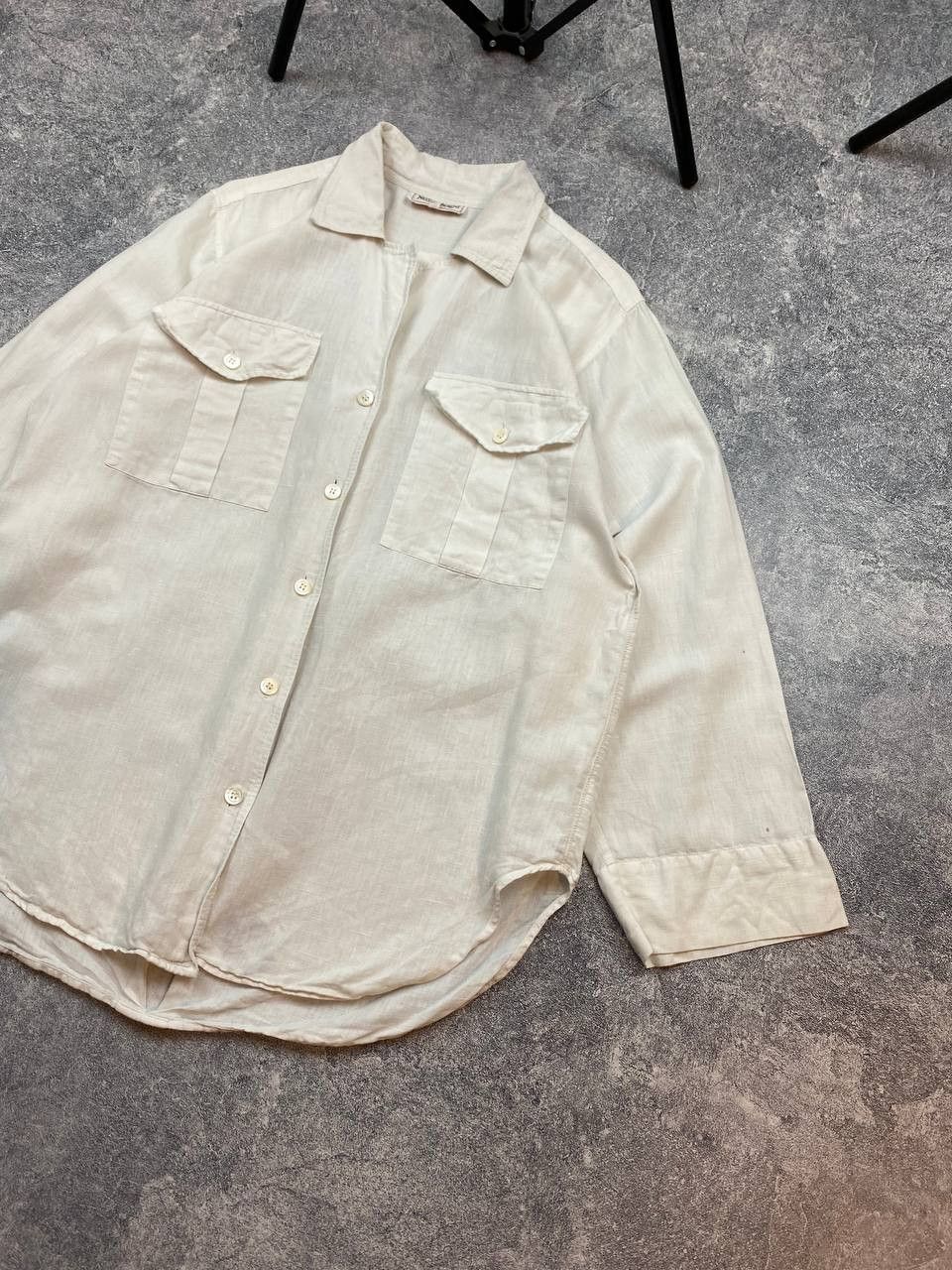 Vintage × Yves Saint Laurent 90s YSL Yves Saint Laurent variation Shirt 38 Size M / US 6-8 / IT 42-44 - 3 Thumbnail