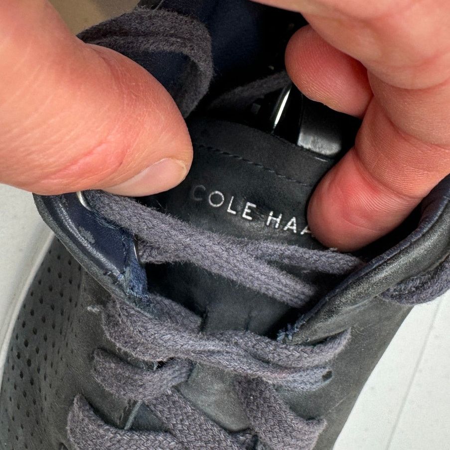 Cole Haan Cole Haan Men's GrandPro Rally Laser Cut Leather Sneakers Size US 8.5 / EU 41-42 - 6 Thumbnail