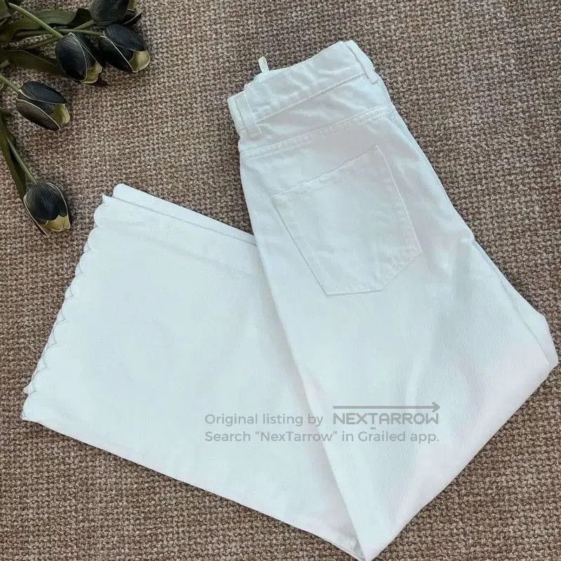 Miu Miu Miu Miu White Cotton Women's Jeans Size S . Size 26" / US 2 / IT 38 - 1 Thumbnail
