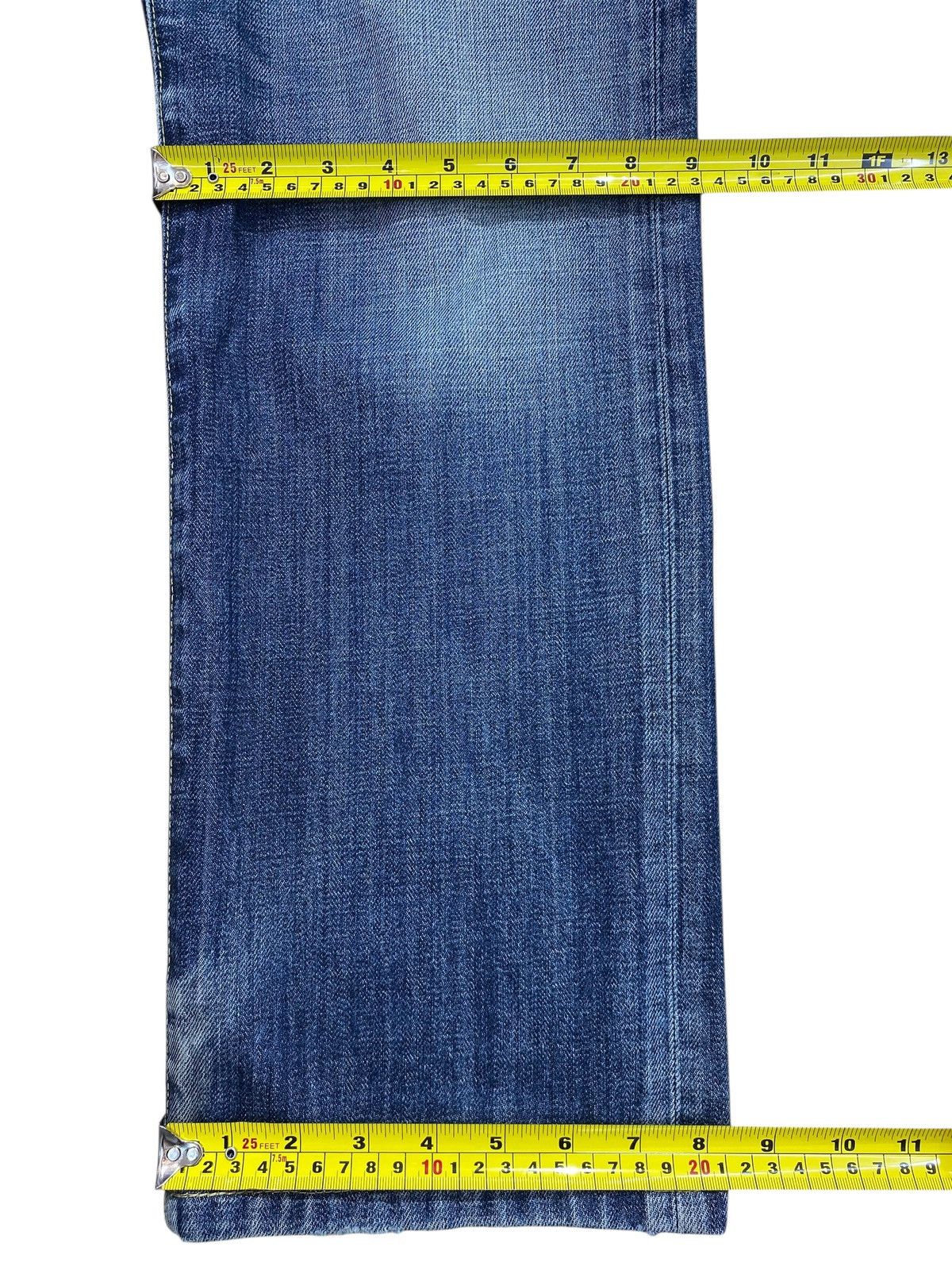 Uniqlo Uniqlo Blue Wash Whiskers Style Baggy Jeans Size US 32 / EU 48 - 8 Thumbnail