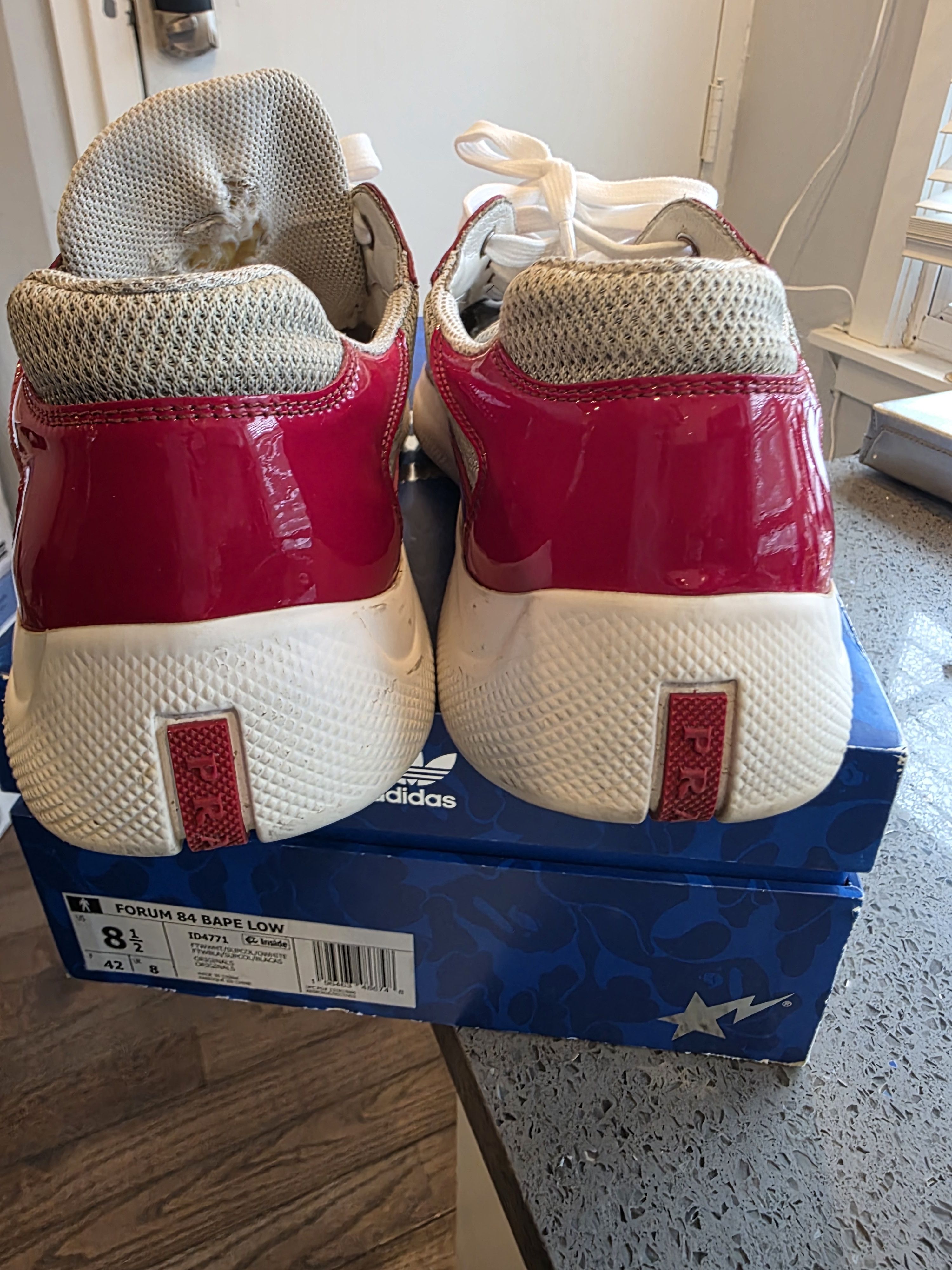 Prada Red Prada America's Cup Sneakers Size US 9 / EU 42 - 17 Thumbnail