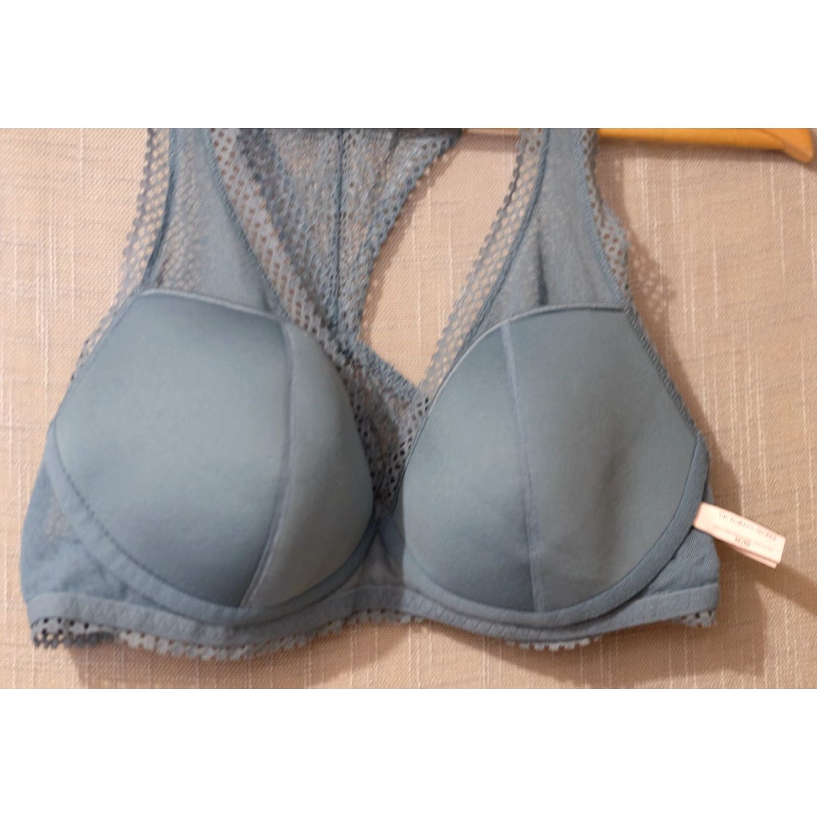 Victoria's Secret Victoria's Secret Bra Wireless Lined Pullover Bralette Lace Women's XL #H92-7 Size ONE SIZE - 3 Thumbnail