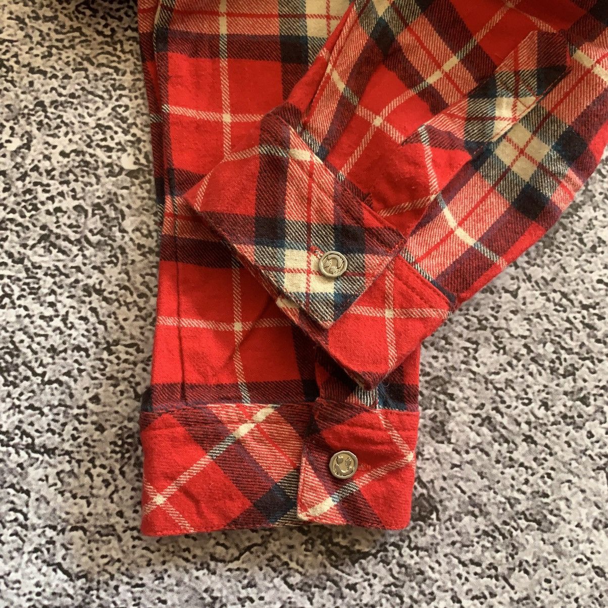 Japanese Brand World Wide Love Flannel Shirt Japanese Brand Size M / US 6-8 / IT 42-44 - 13 Thumbnail