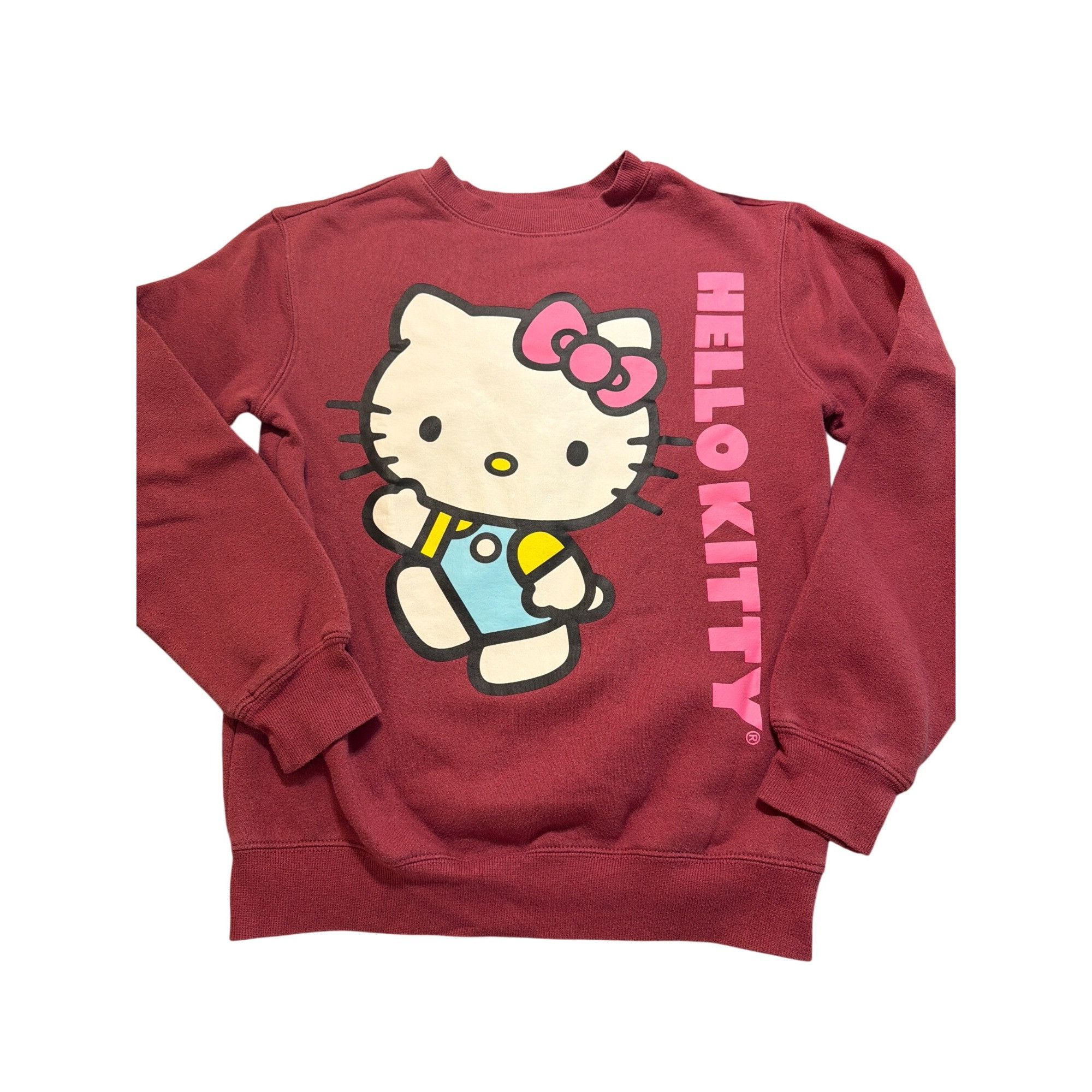Other Hello Kitty Maroon Graphic Sweatshirt Sanrio Hybrid Apparel Size XS / US 0-2 / IT 36-38 - 1 Thumbnail