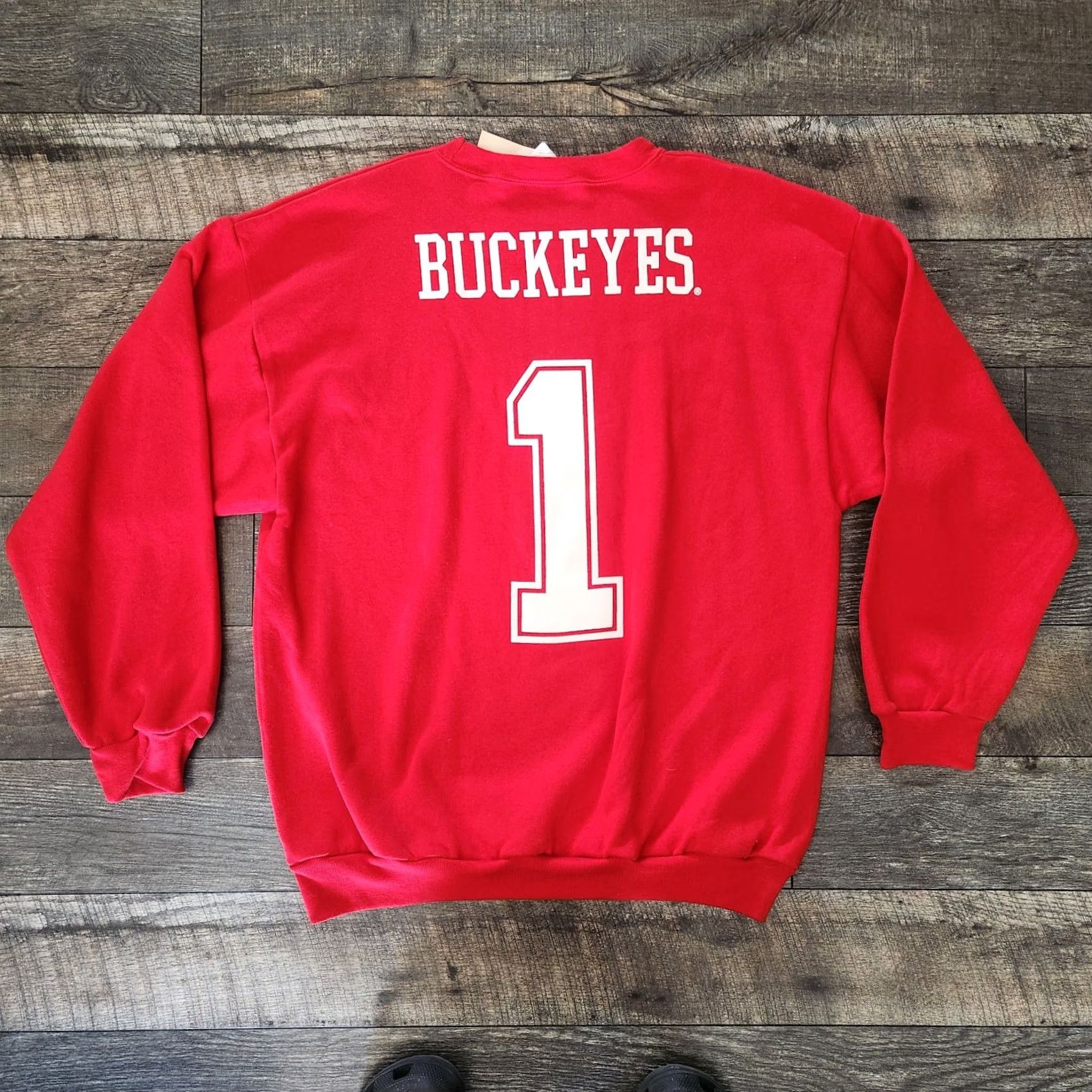 Logo Athletic VINTAGE Logo Athletic Sweatshirt Pullover Mens L Ohio State Buckeyes Red 90s Logo Athletic Mens L Size US L / EU 52-54 / 3 - 6 Thumbnail