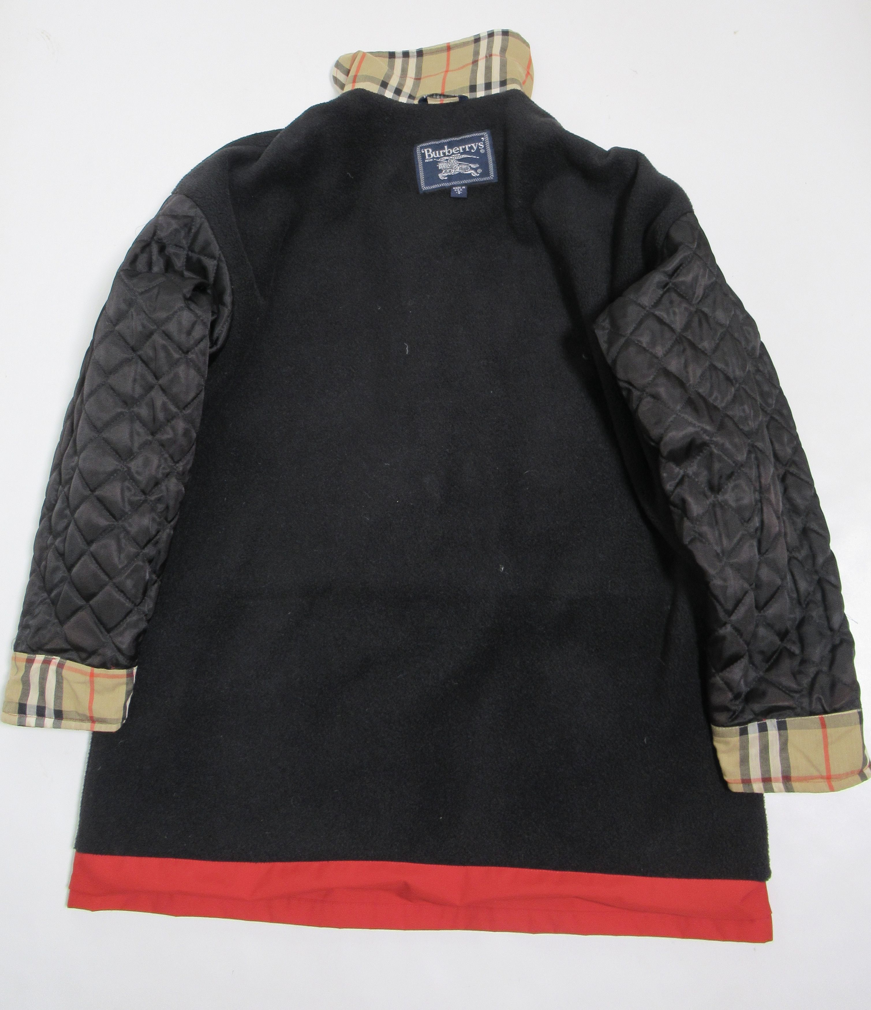 Burberry Burberrys Softshell Fleece Lining Jacket Red Made In U.S.A. Size US S / EU 44-46 / 1 - 10 Thumbnail