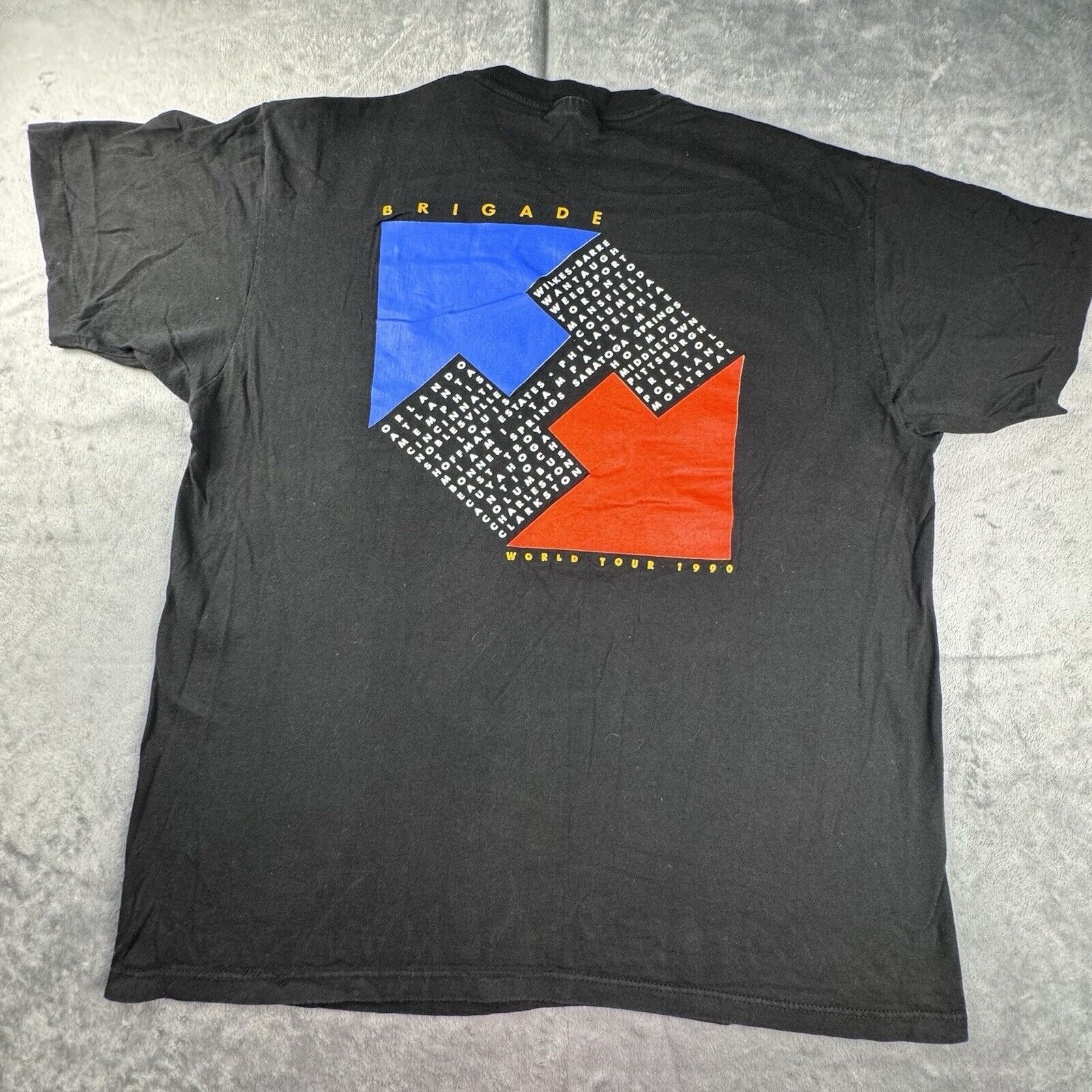 Hanes Vintage HEART World Tour 1990 Single Stitch T-Shirt Black XL Size US XL / EU 56 / 4 - 21 Thumbnail