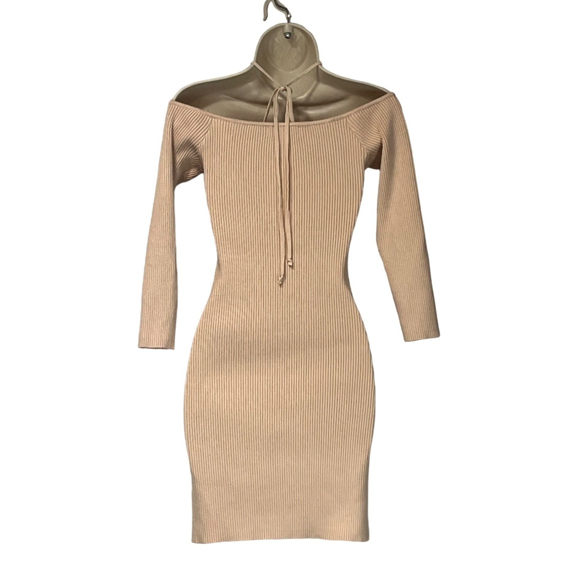 Other Lost + Wonder Women’ Halter Neck Sweater Bodycon Dress in Li Size S / US 4 / IT 40 - 4 Thumbnail