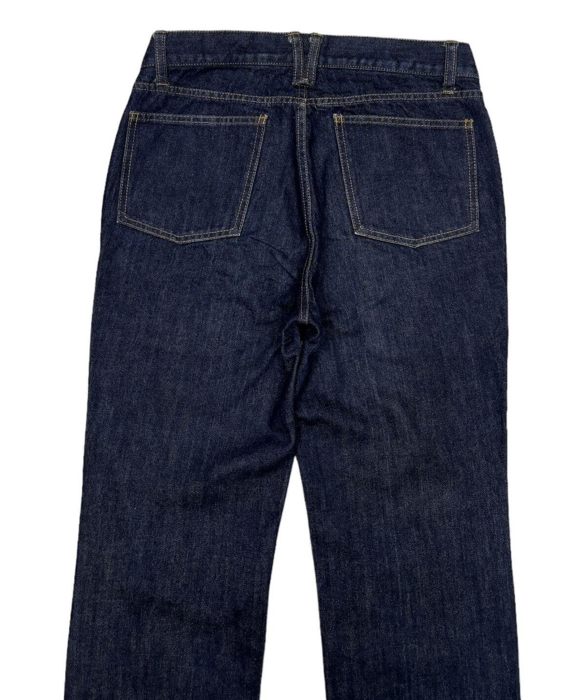 Kapital 🔥PHIL SMART UNION MADE BLUE JEANS RIPPED KNEE DENIM Size US 29 - 6 Thumbnail
