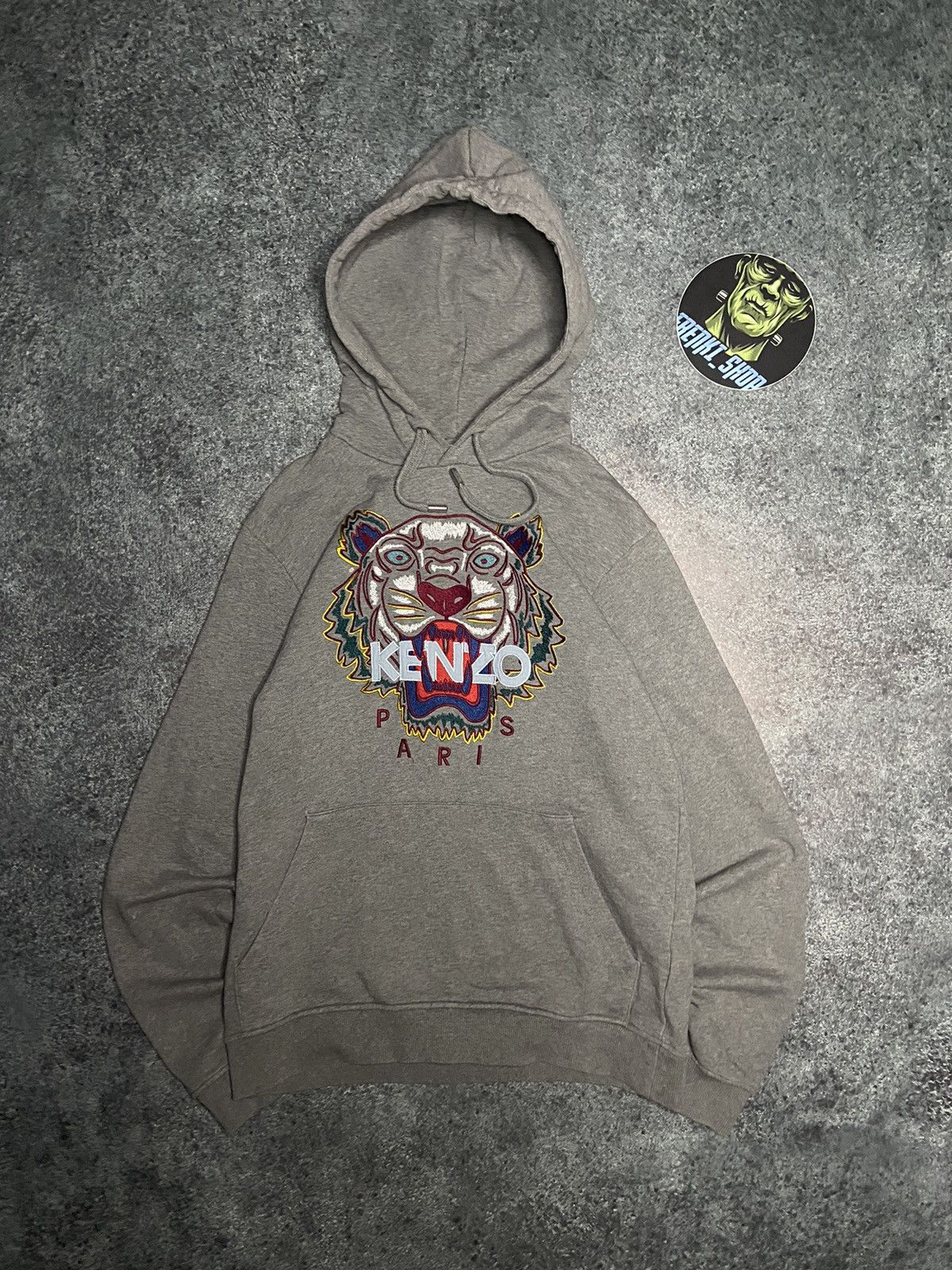 image of Hoodie Kenzo in Grey, Men's (Size Small)