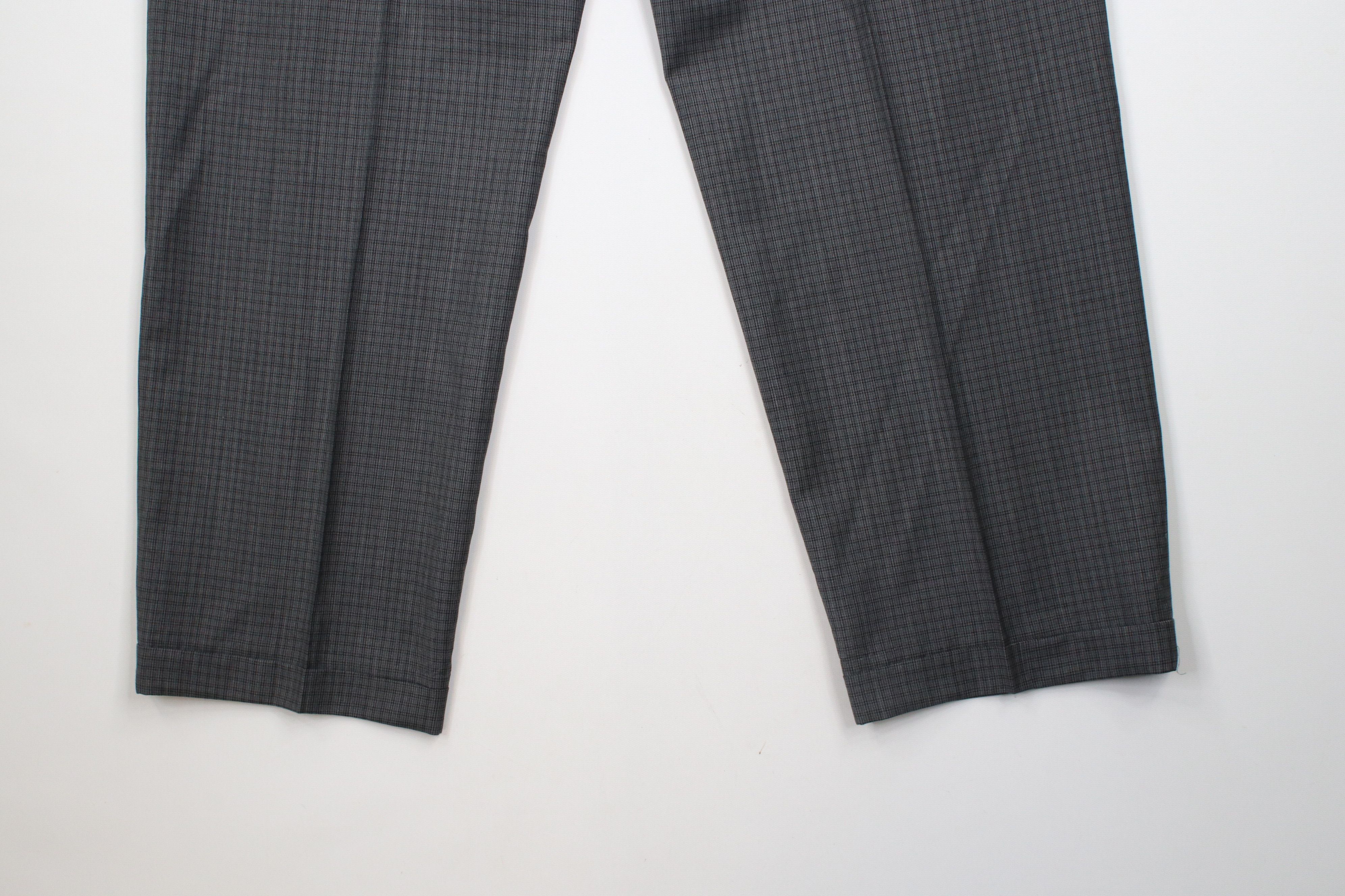 Vintage Vintage 90s Streetwear Wide Leg Cuffed Chino Pants Plaid USA Size US 36 / EU 52 - 13 Thumbnail