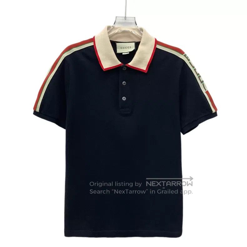 Gucci Gucci Black side stripe logo letter cotton lapel single-br Size US M / EU 48-50 / 2 - 1 Thumbnail