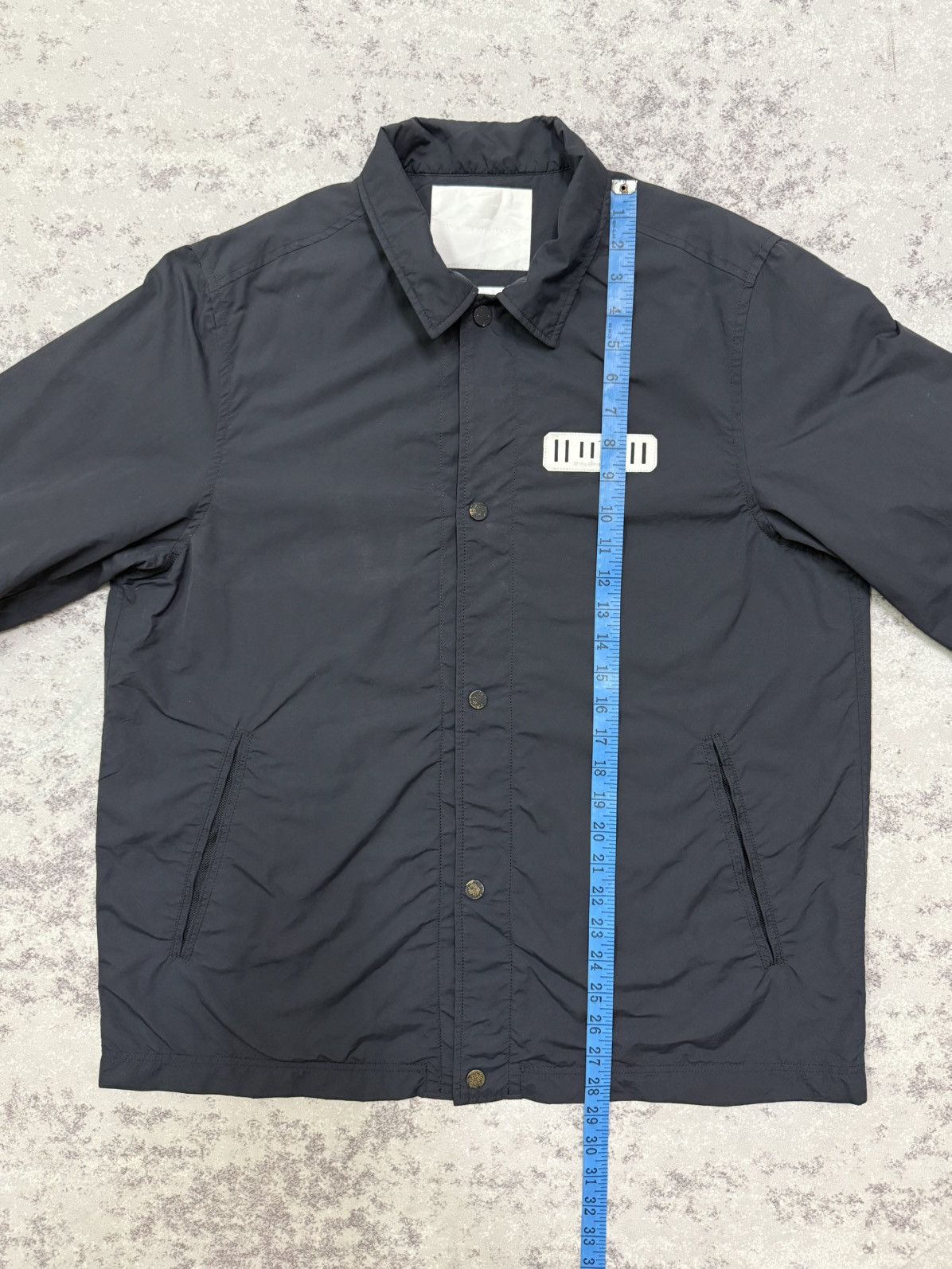 White Mountaineering WHITE MOUTAINEERING BACKHIT LOGO COACH JACKET Size US L / EU 52-54 / 3 - 15 Thumbnail