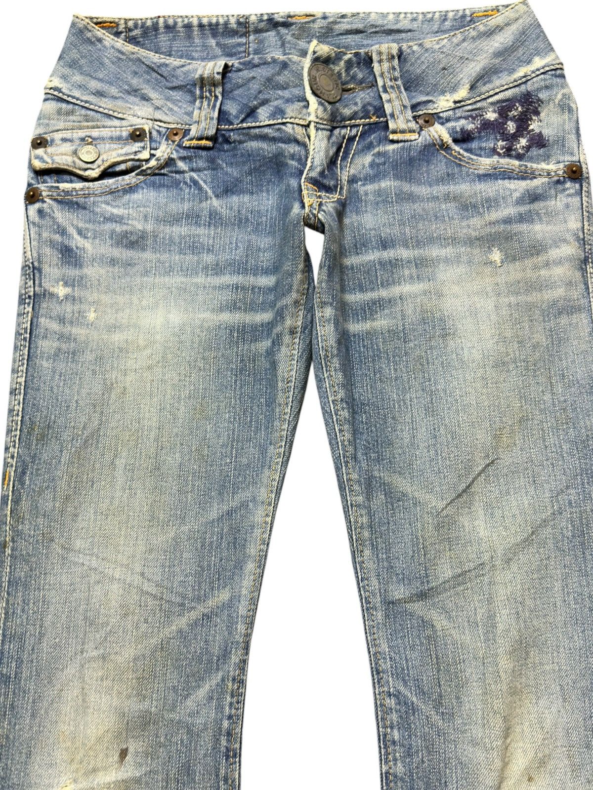 Hysteric Glamour Vintage Chilling By Hysteric Glamour Low Rise Flare Denim Size US 27 - 2 Thumbnail