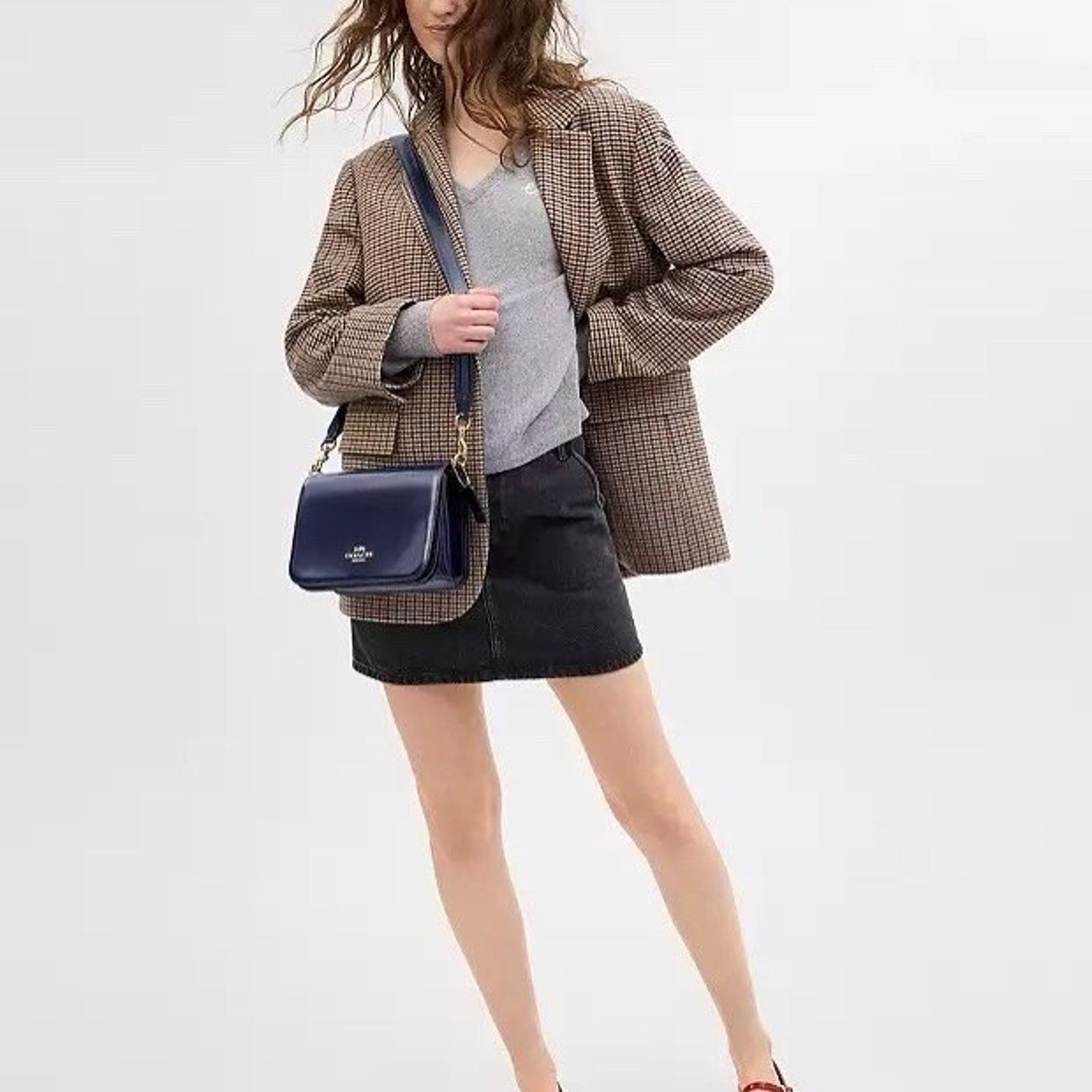 Coach NWT Coach CY657 Spazzolato Leather Quinn Bag Crossbody Size ONE SIZE - 11 Thumbnail