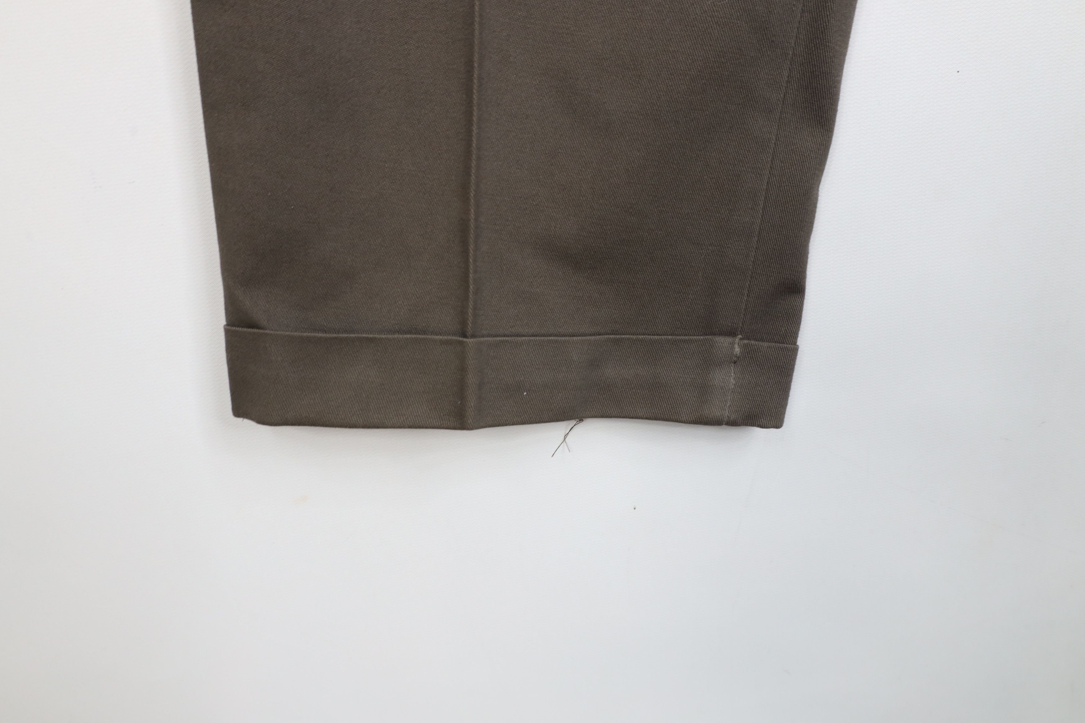 Vintage Vintage 90s Streetwear Pleated Cuffed Chino Pants Cotton Size US 34 / EU 50 - 6 Thumbnail