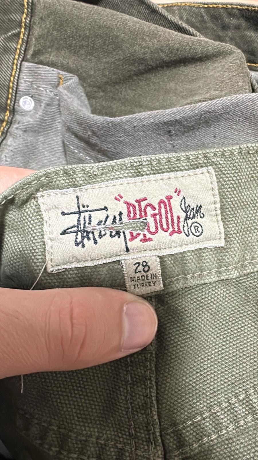 Stussy Stussy Big Ol Jean Size 28 Olive Drab Size US 28 / EU 44 - 5 Thumbnail